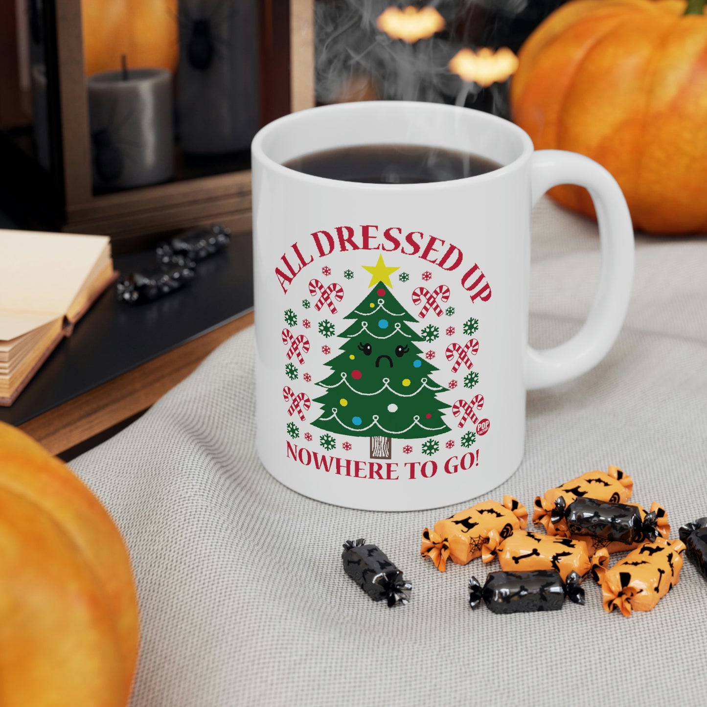 ALL DRESSED UP X-MAS TREE - 11 Oz COFFEE MUG