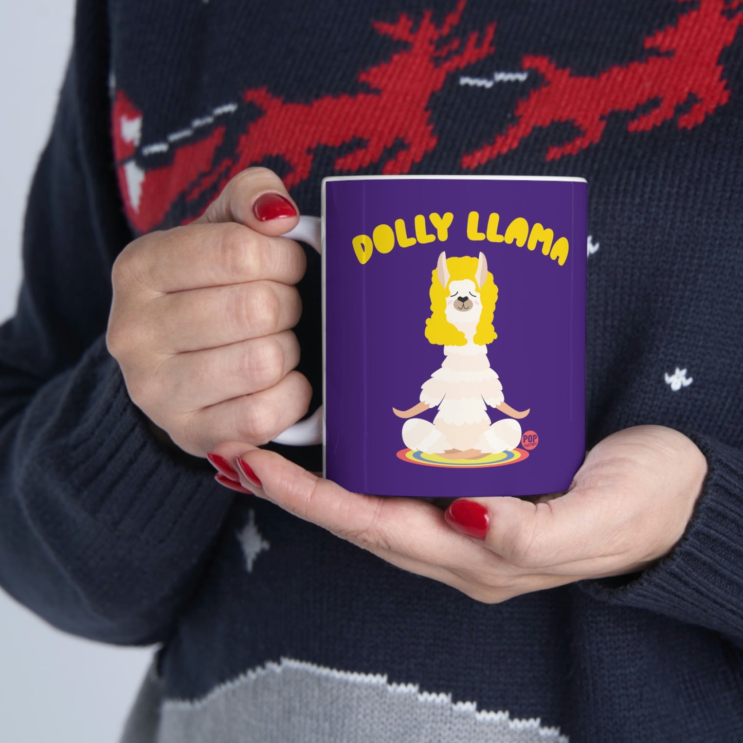 DOLLY LLAMA COFFEE MUG