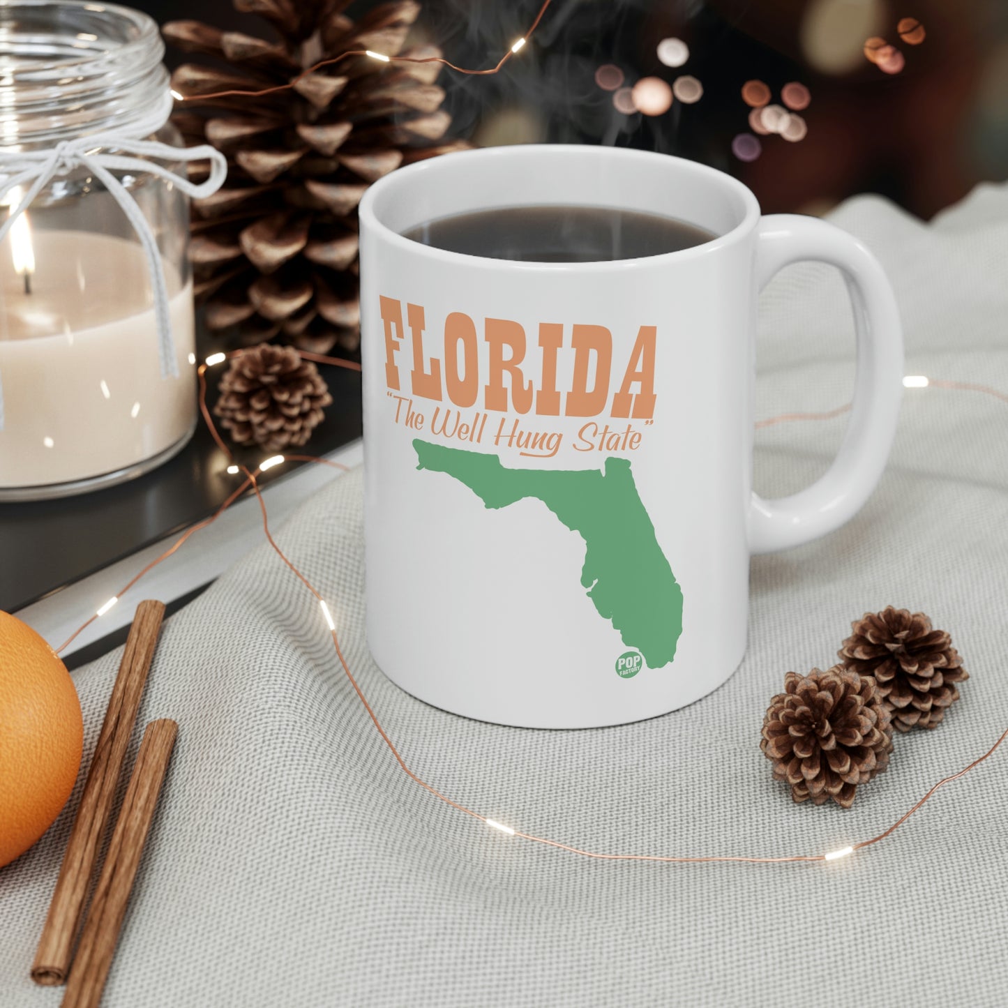 FLORIDA WELL HUNG STATE COFFEE MUG