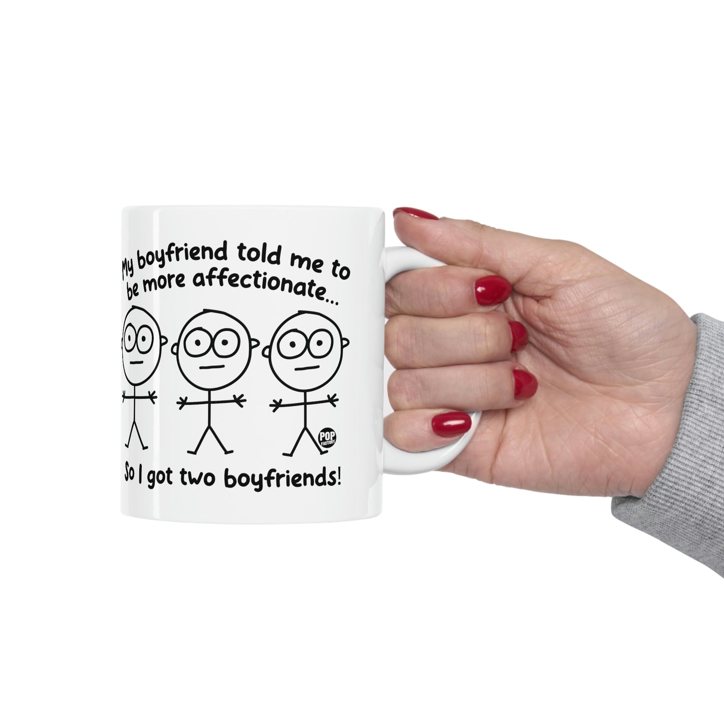 Two Boyfriends Boy Mug