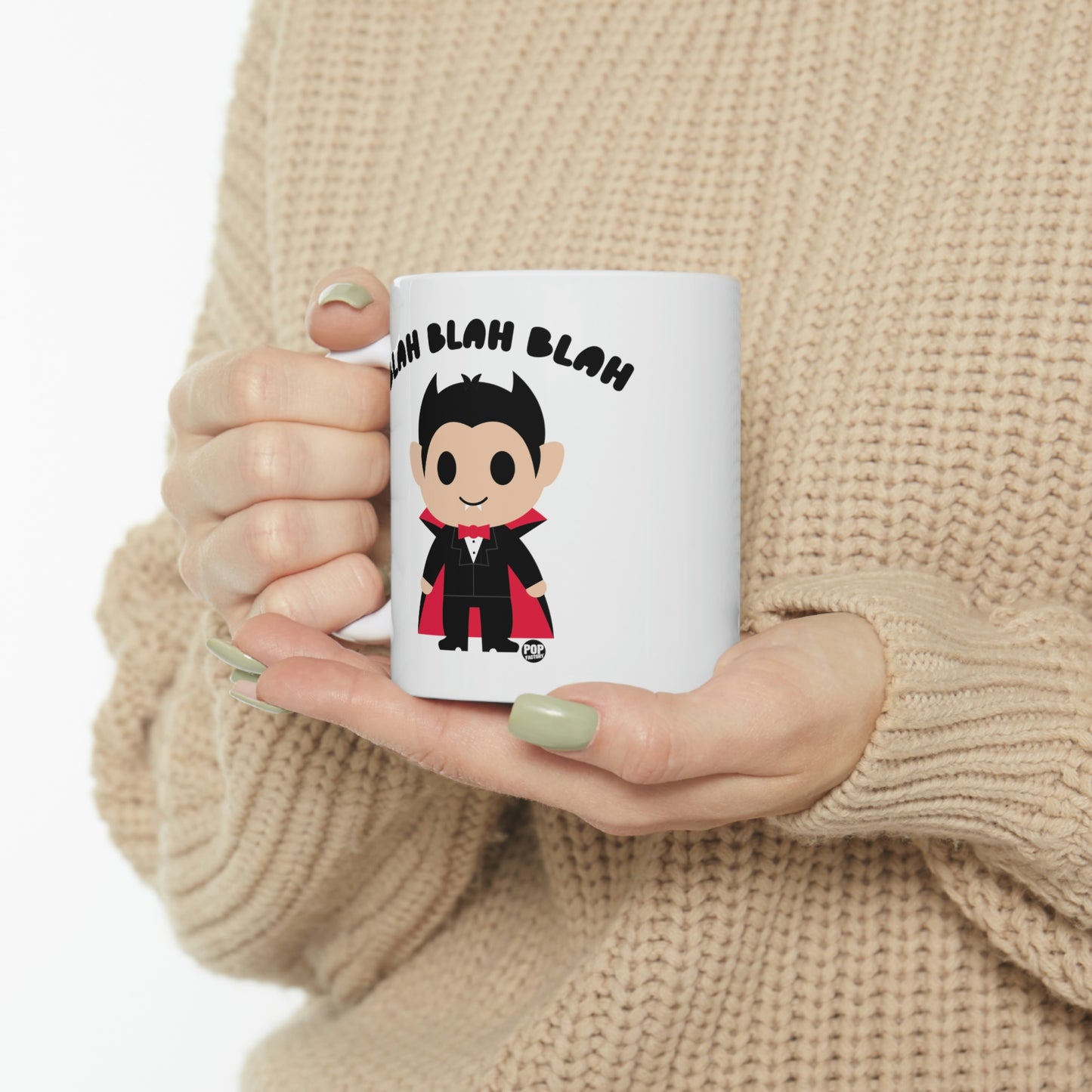 BLAH BLAH DRACULA COFFEE MUG