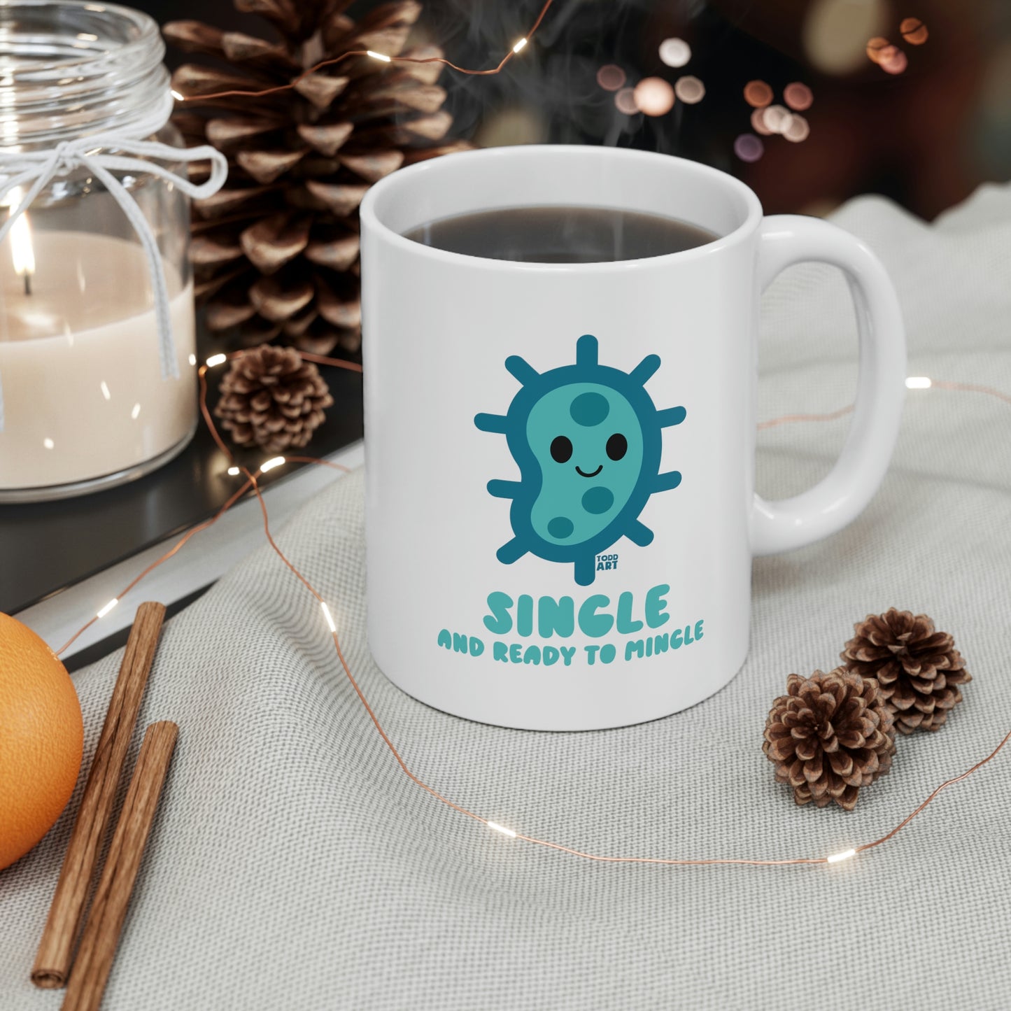 Single Ready To Mingle Cell Mug