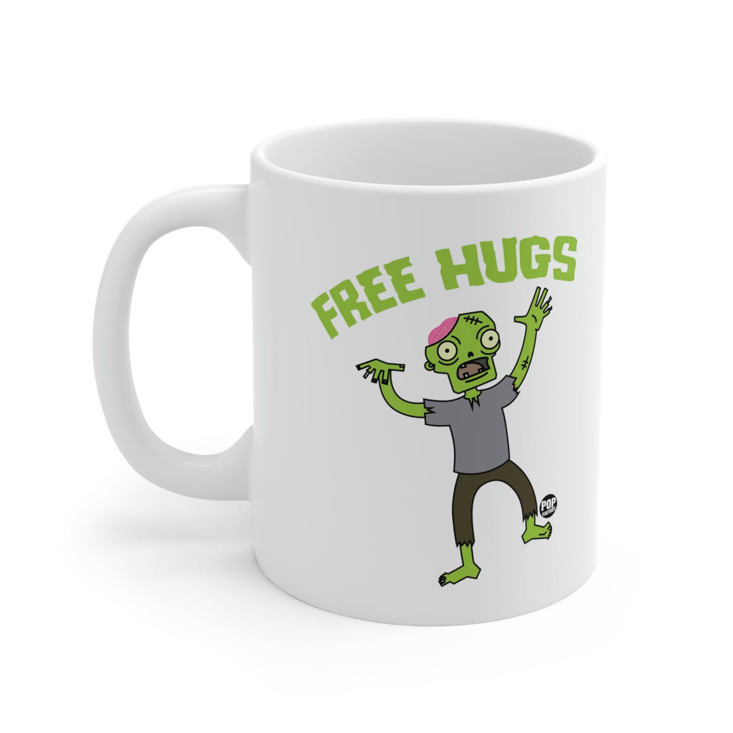 FREE HUGS ZOMBIE COFFEE MUG