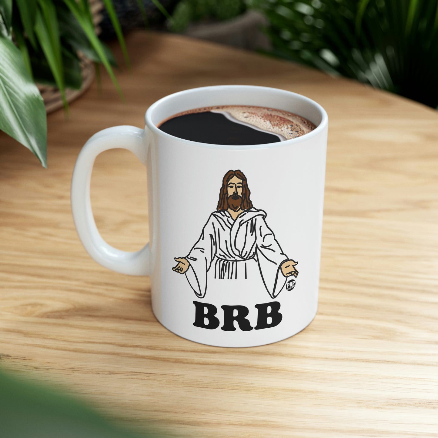 BRB JESUS COFFEE MUG