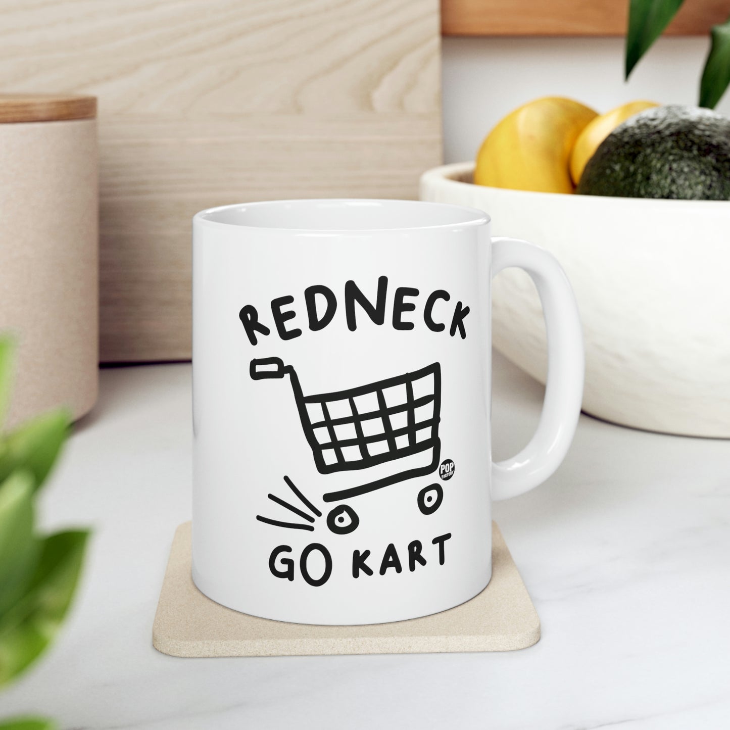 REDNECK GO KART COFFEE MUG