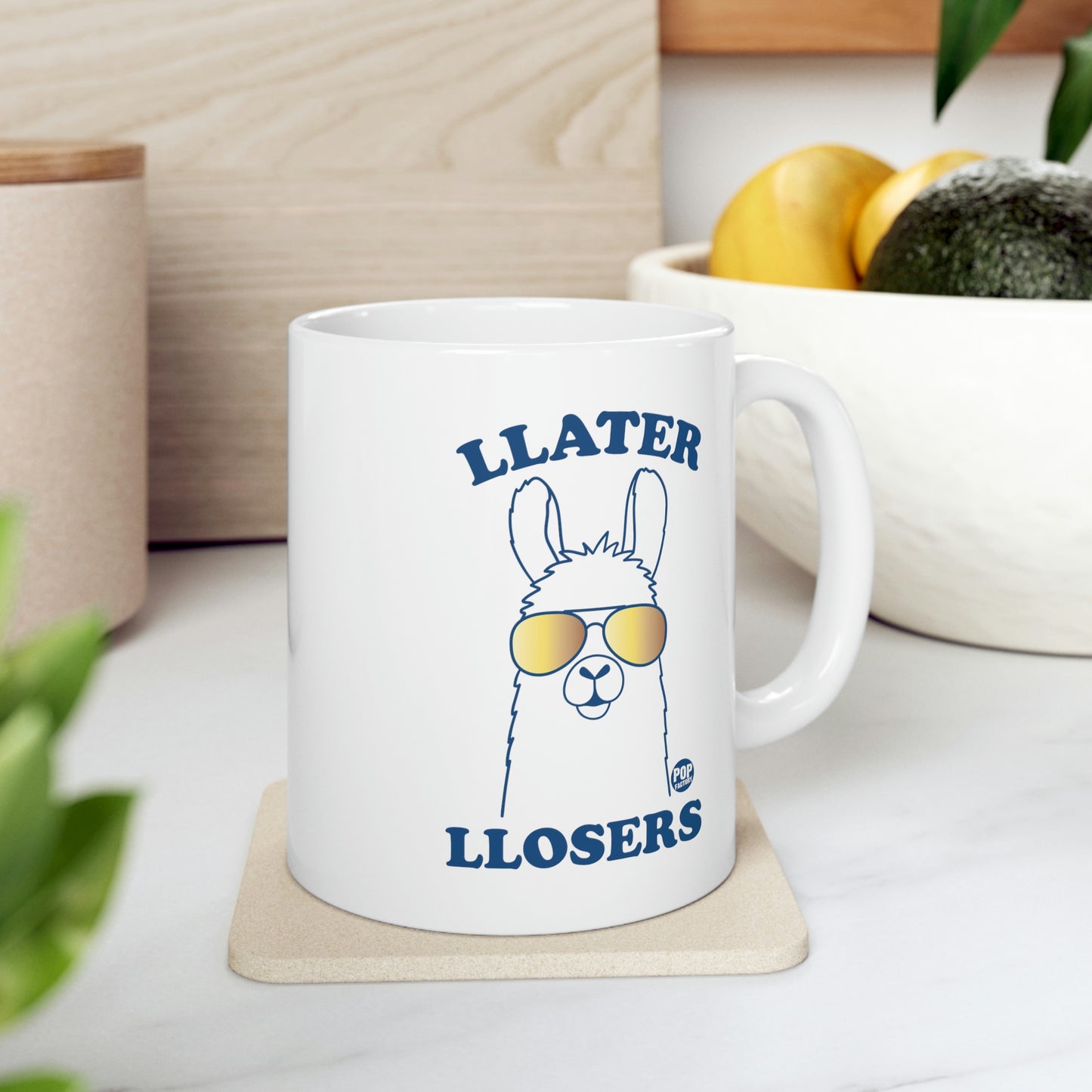 Llater Llosers Llama Coffee Mug