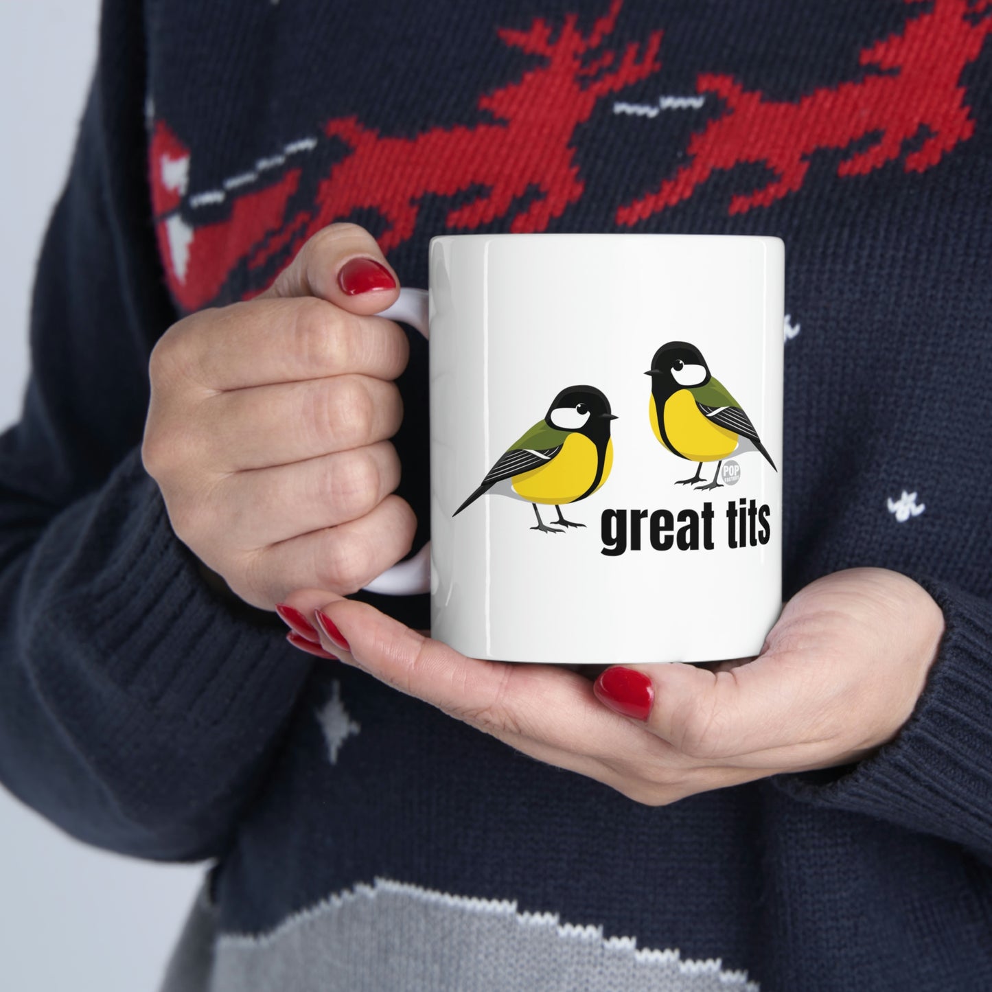 GREAT TITS COFFEE MUG