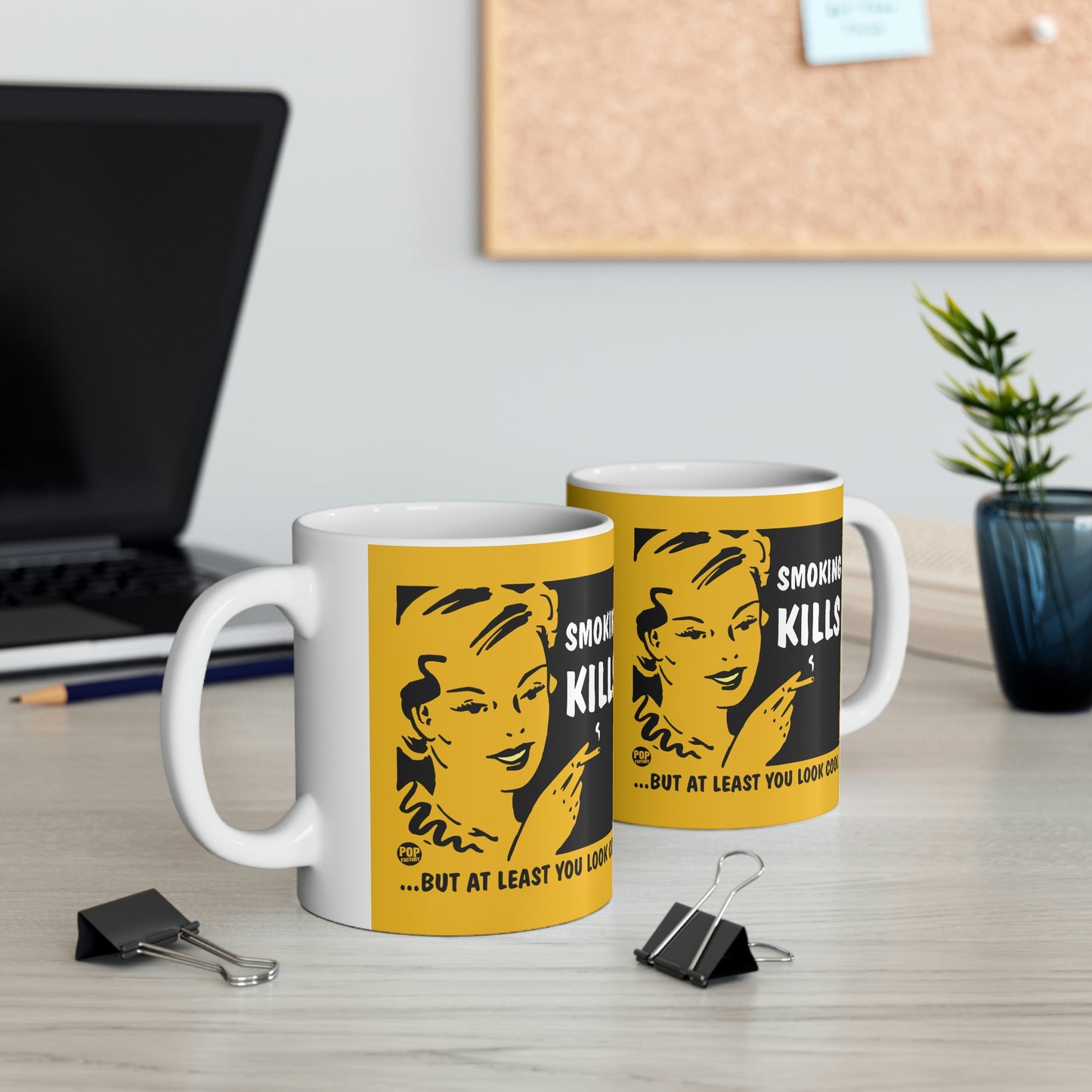 Smoking Kills Look Cool Mug