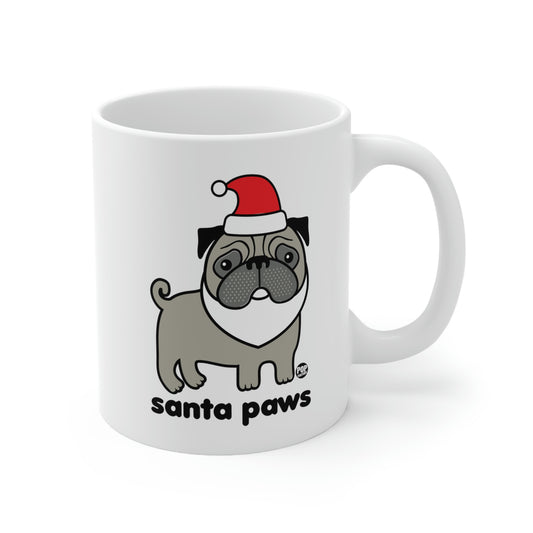 Santa Paws Pug Mug