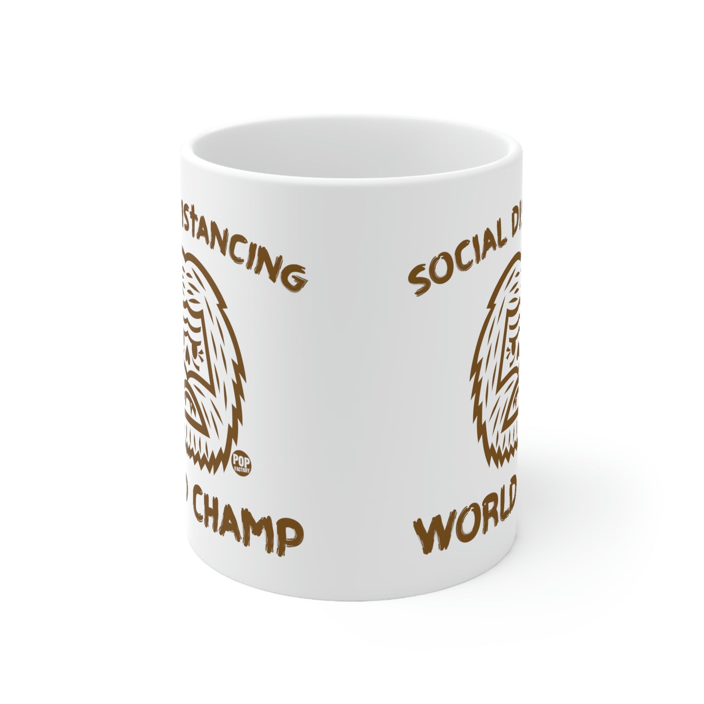 Social Distancing Champ Bigfoot Mug