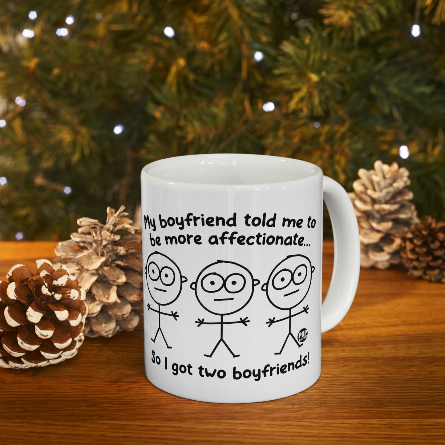 Two Boyfriends Boy Mug