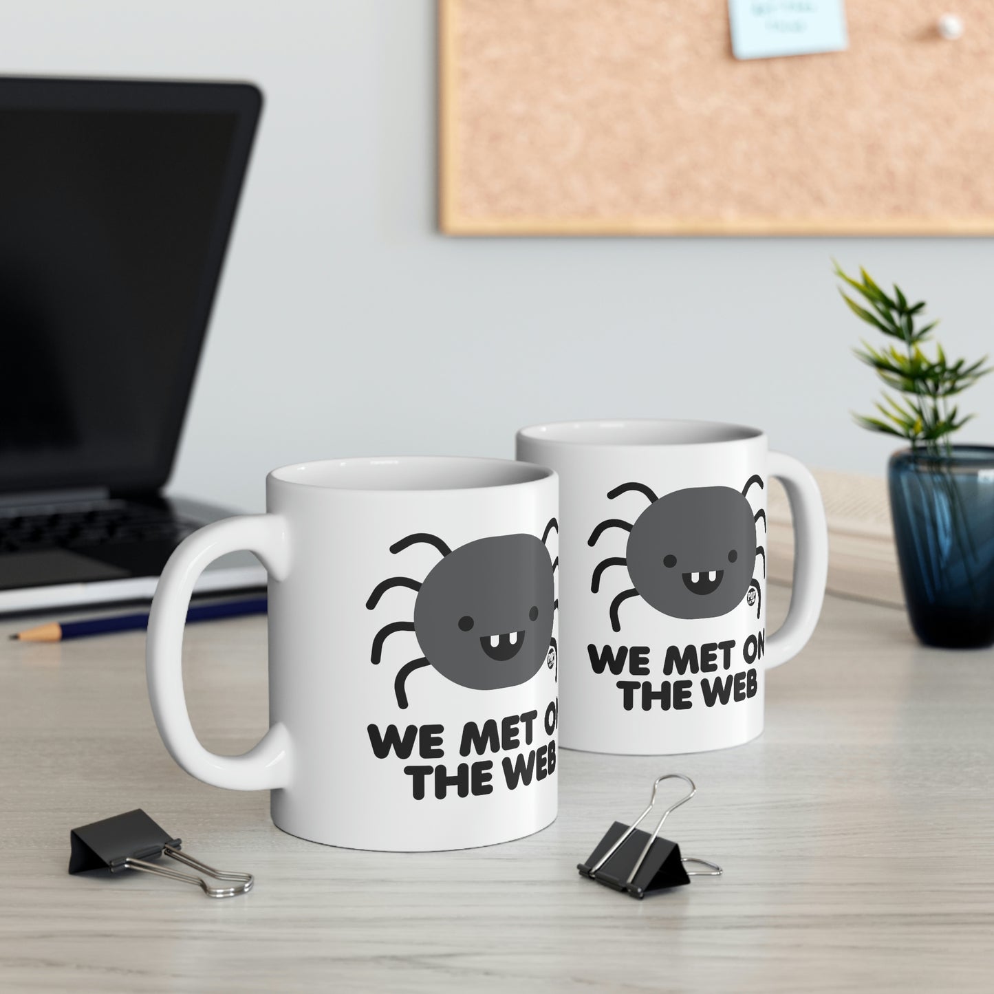 We Met On Web Spider Mug