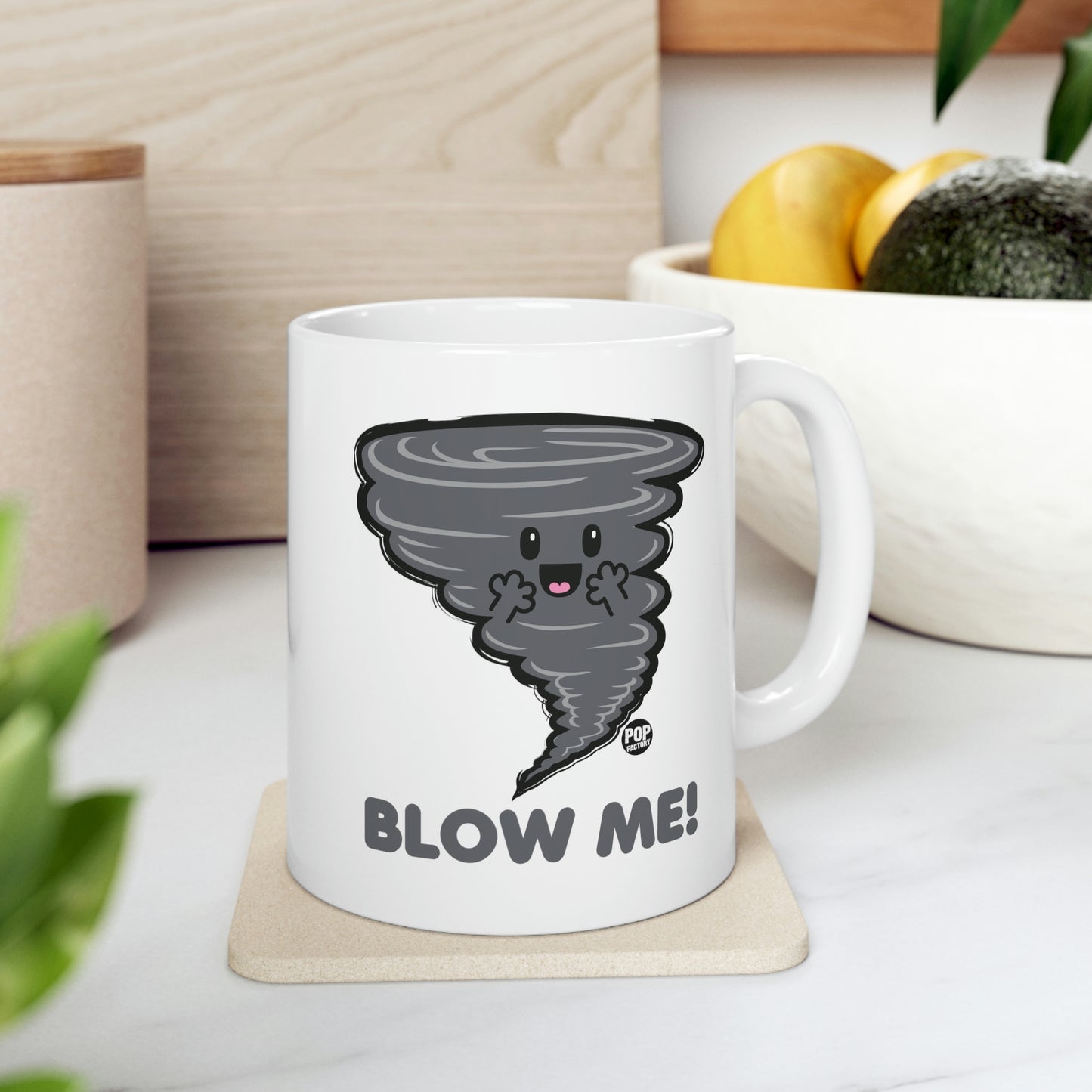 BLOW ME HURRICANE COFFEE MUG