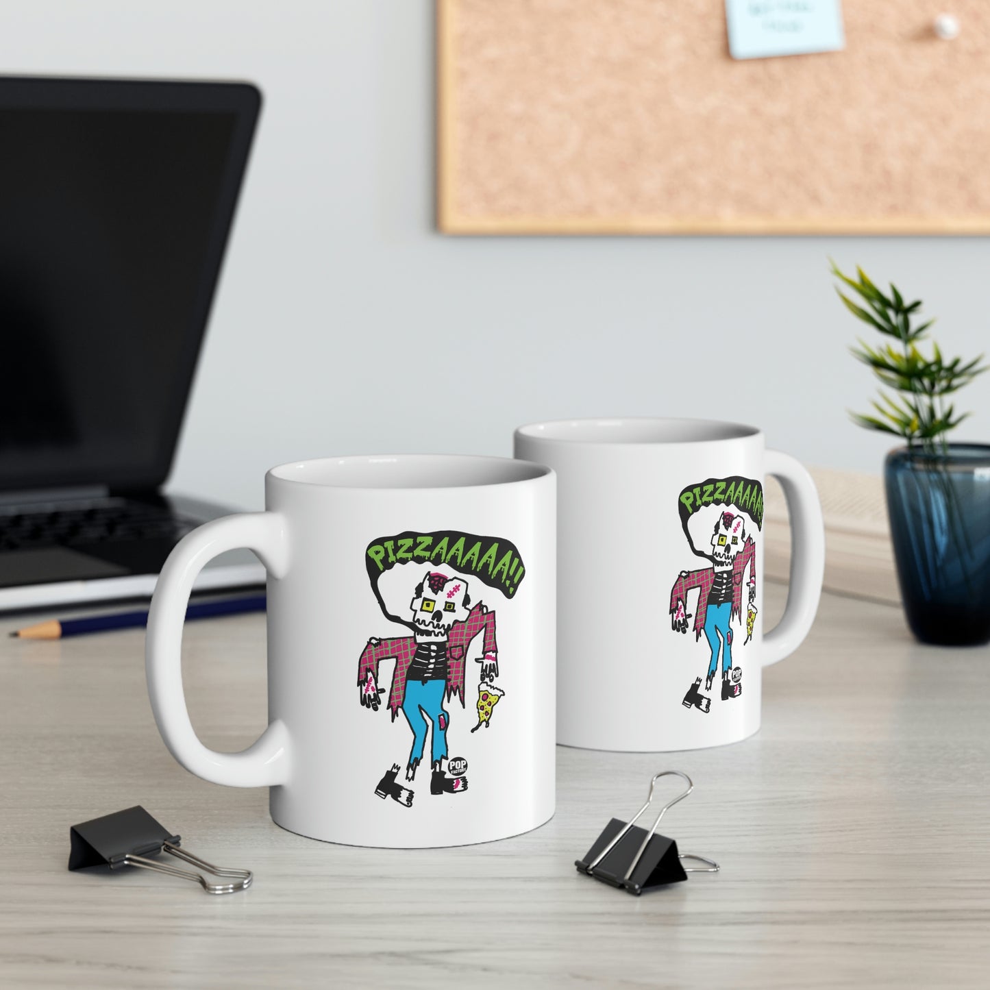 PIZZZZZA ZOMBIE COFFEE MUG