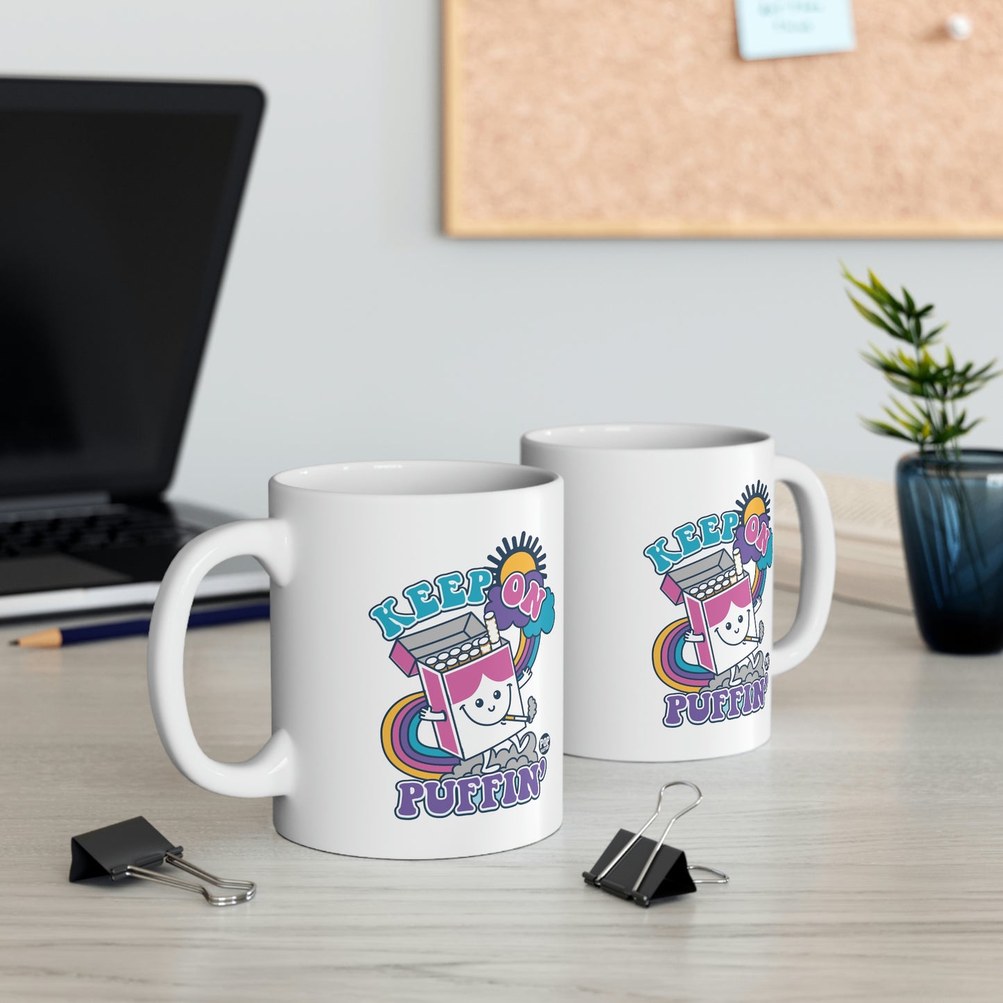 Funshine - Keep on Puffin' Coffee Mug