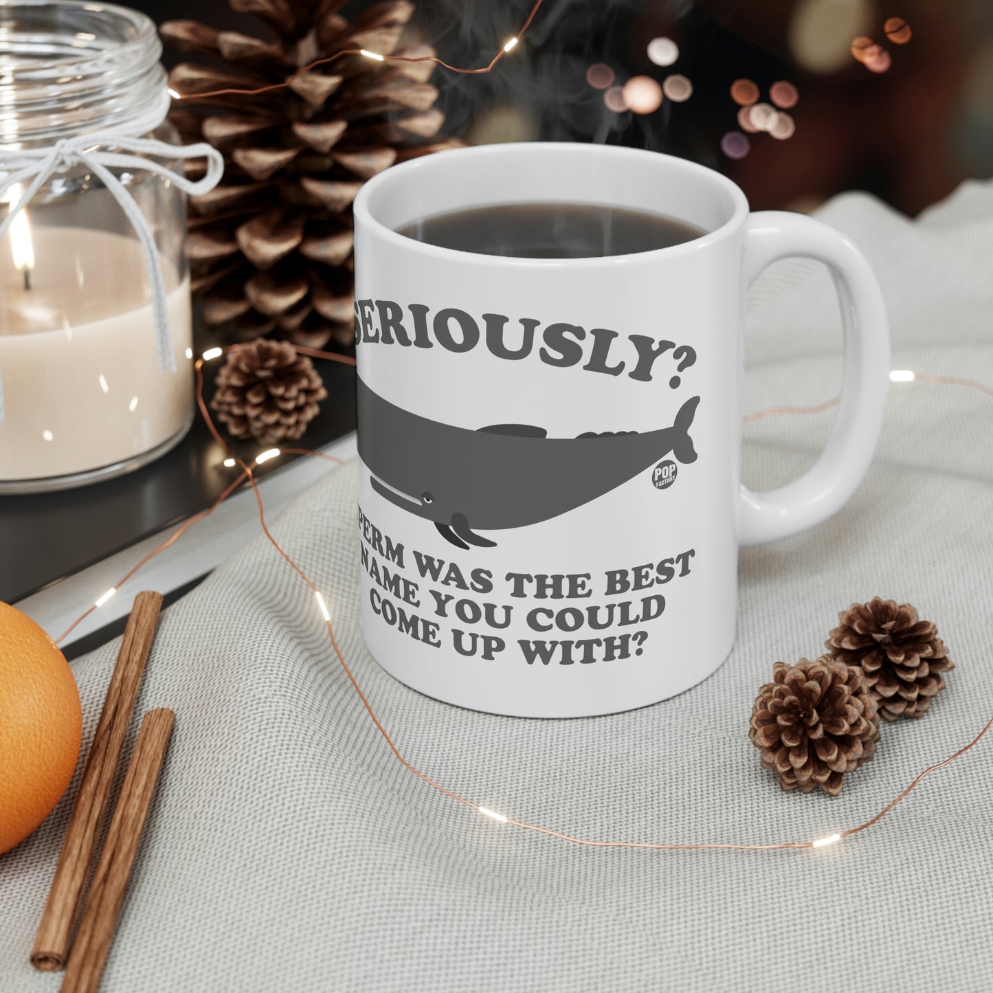 Sperm Whale Name Mug