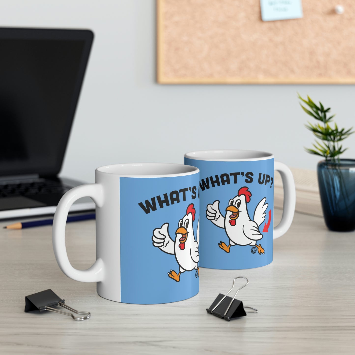 What's Up Chicken Butt Mug