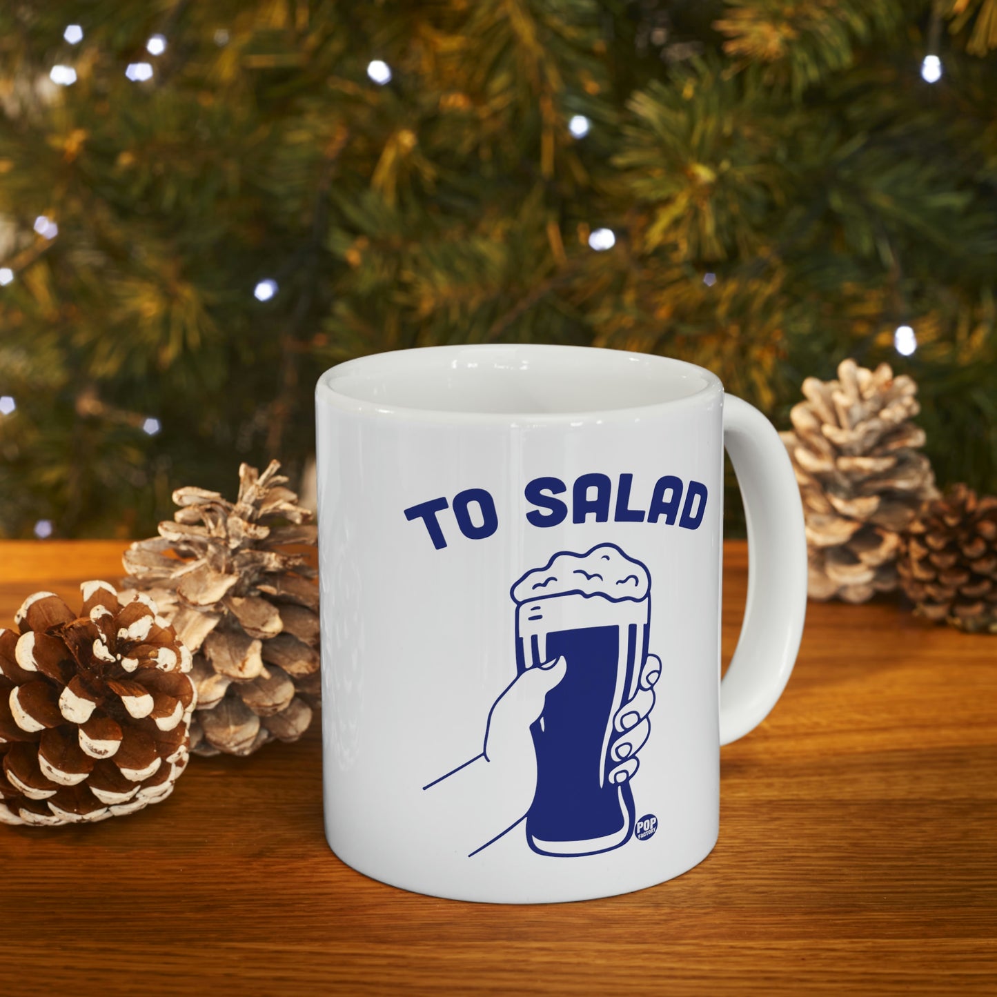 To Salad Beer Toast Mug