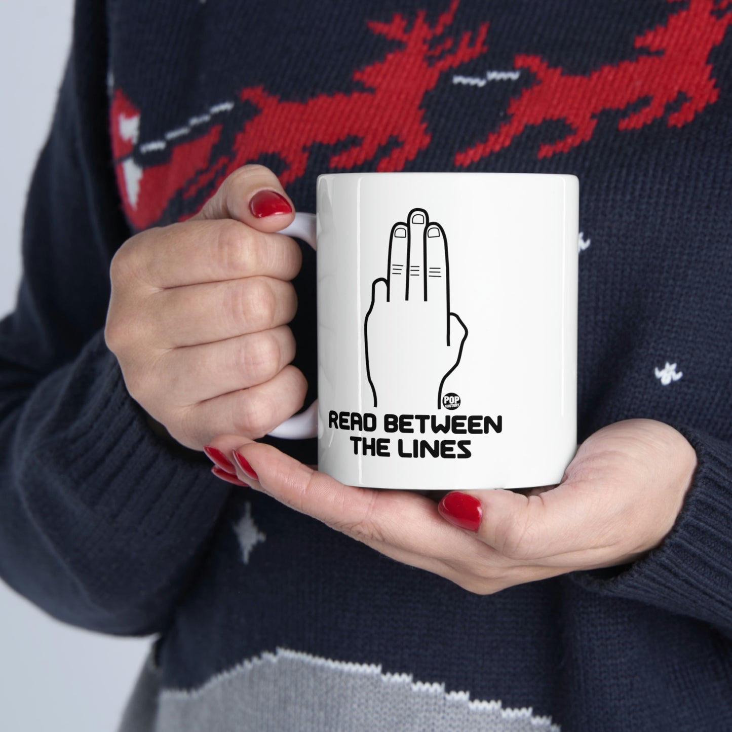 Read Between The Lines Mug