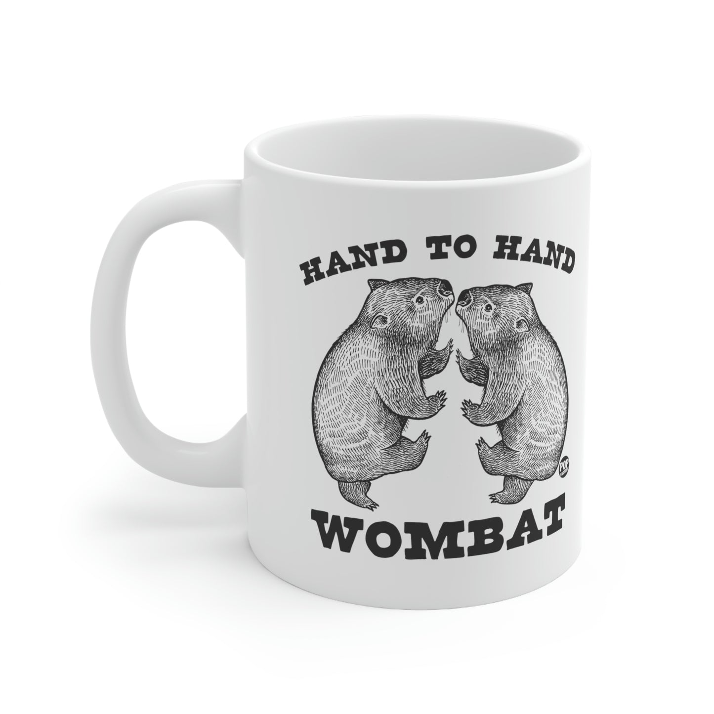 HAND TO HAND WOMBAT COFFEE MUG