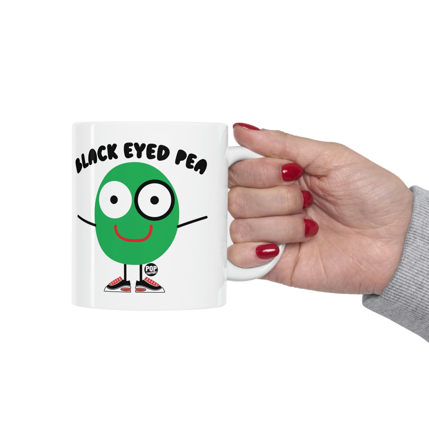 BLACK EYED PEA COFFEE MUG