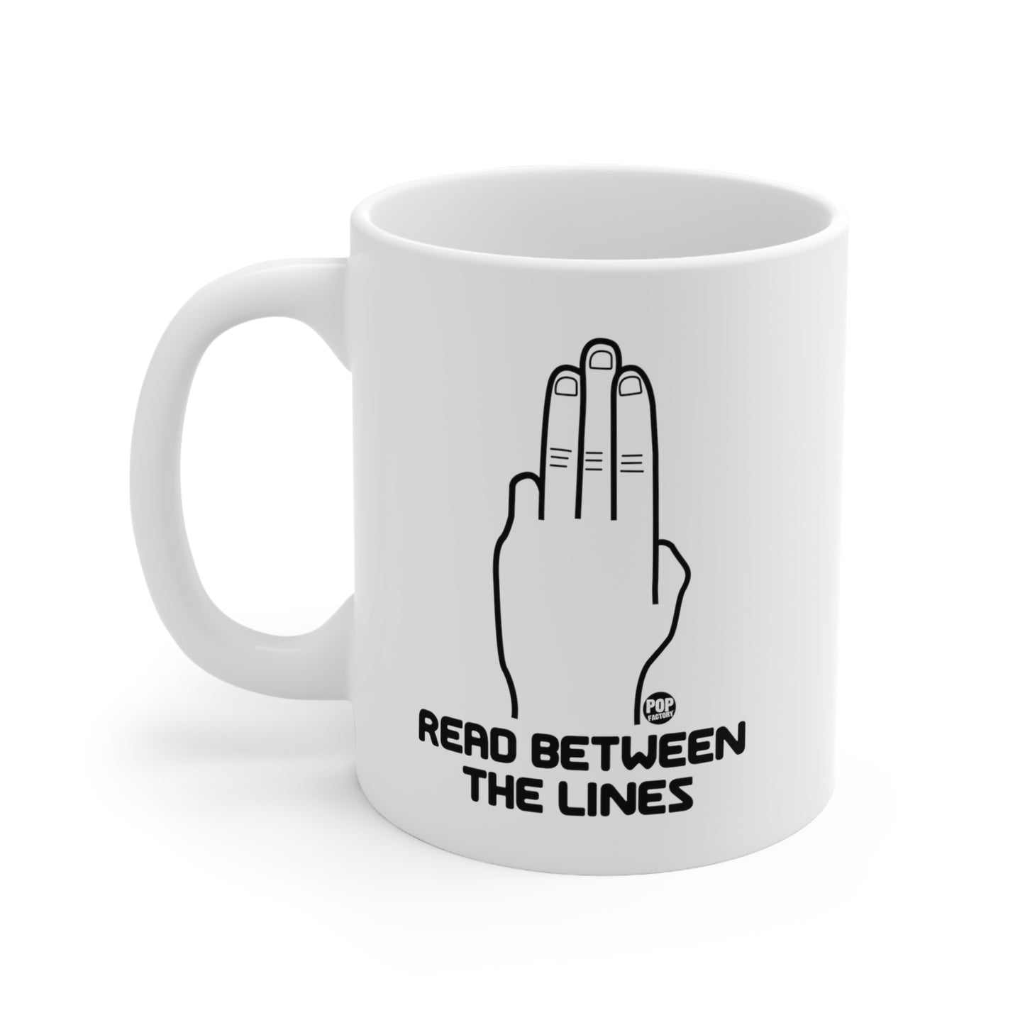 Read Between The Lines Mug
