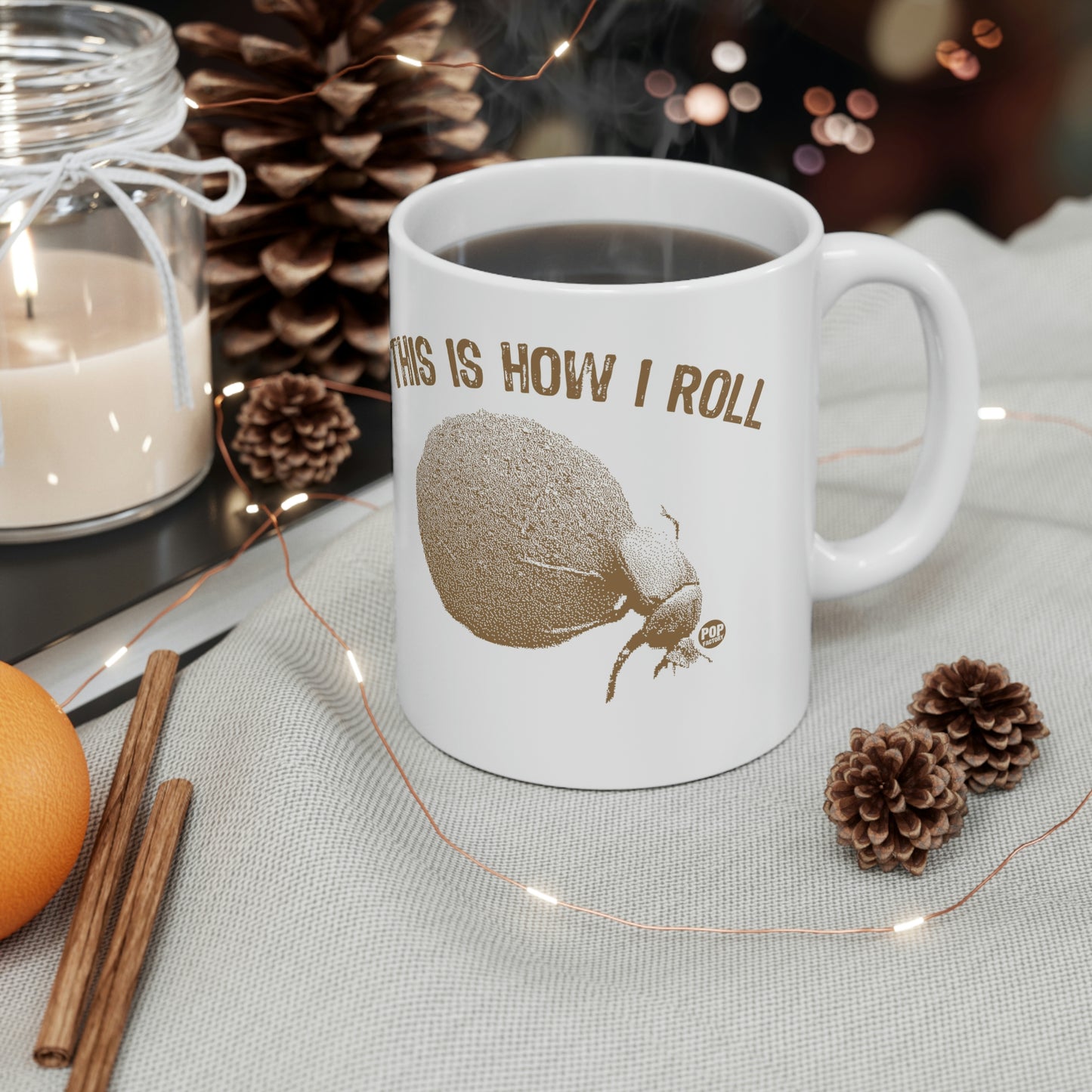 This is How I Roll Dung Beetle Coffee Mug