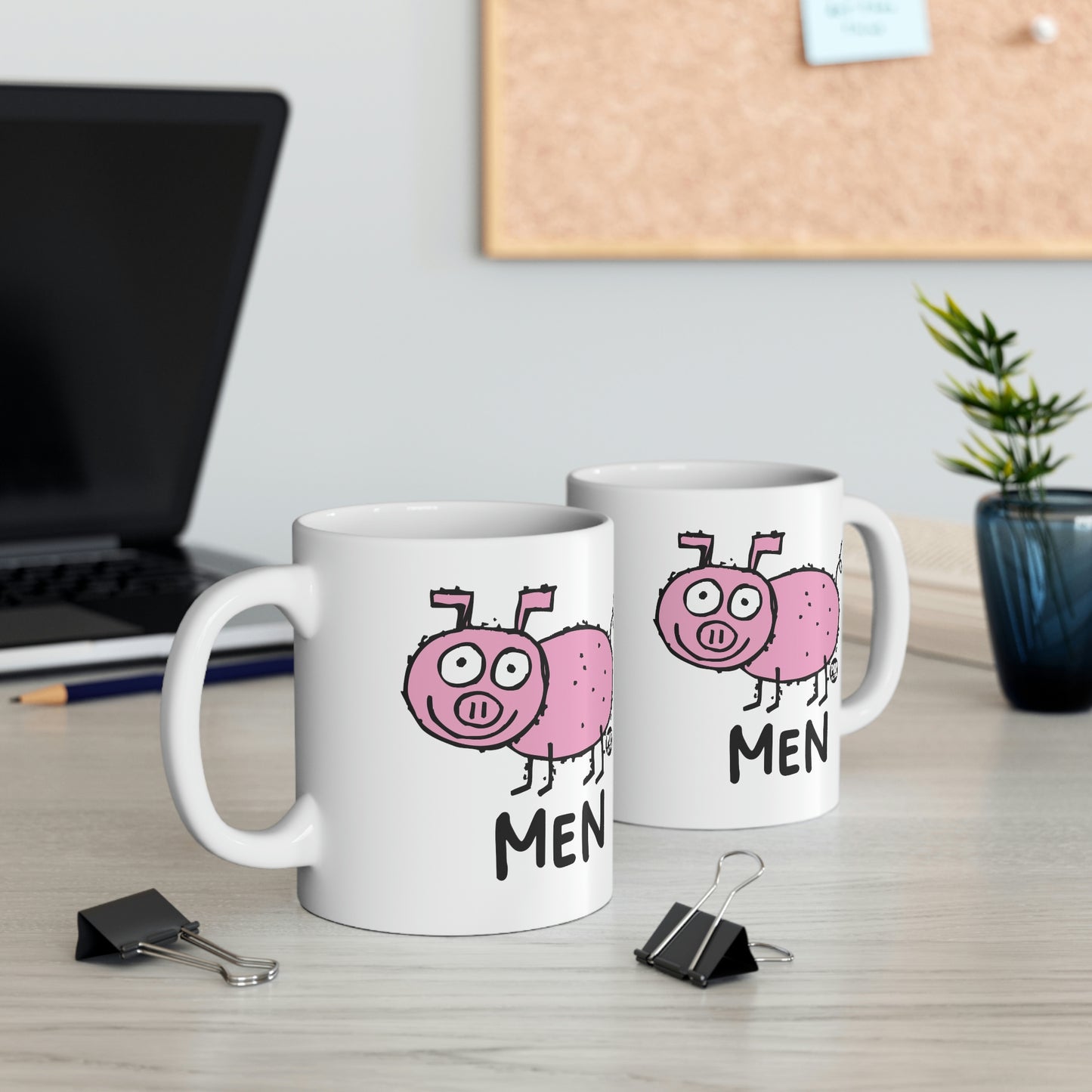 Men Are Pigs Coffee Mug