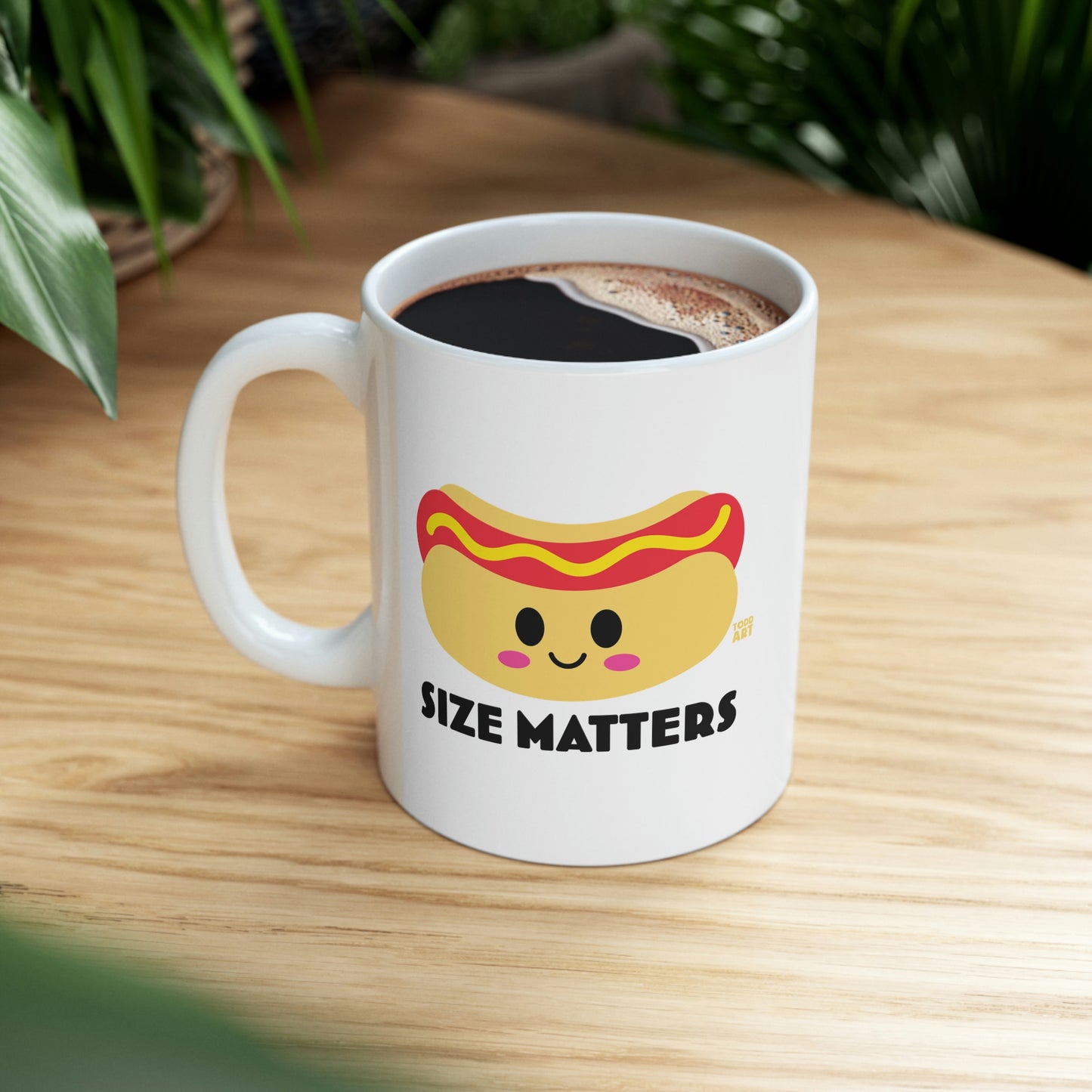 Size Matters Hot Dog Mug