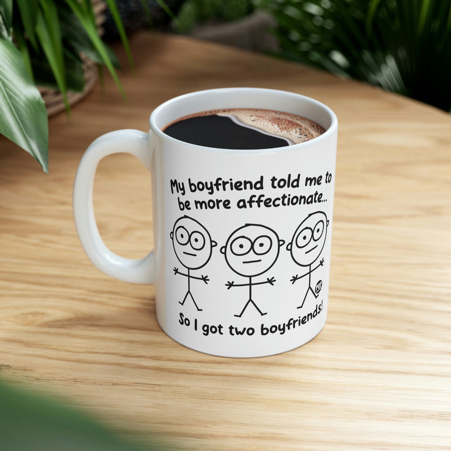 Two Boyfriends Boy Mug