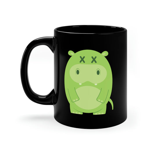 DEADIMALS HIPPO COFFEE MUG - Halloween Edition