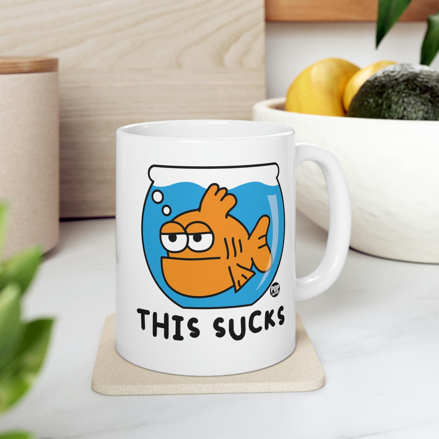 This Sucks Goldfish Mug
