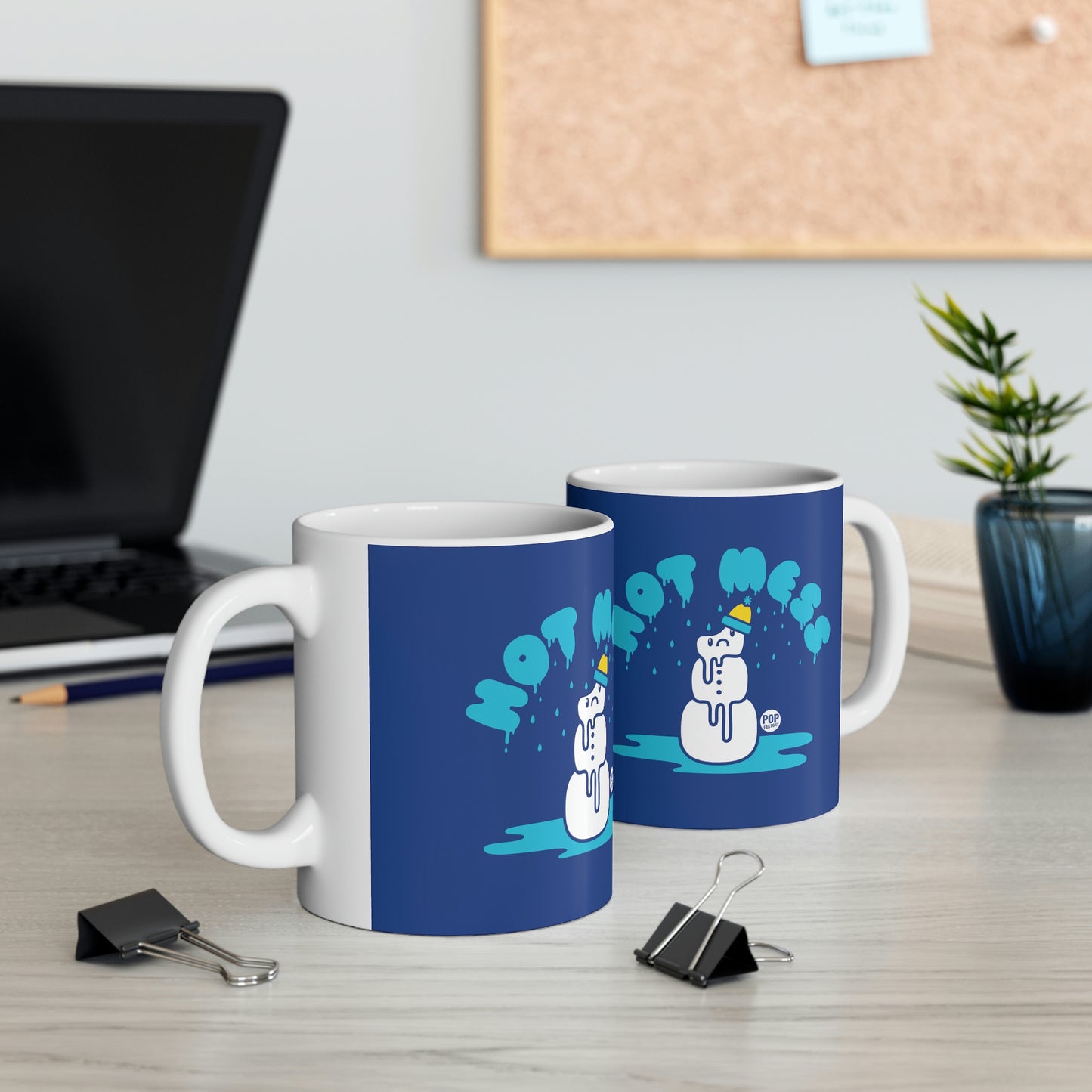 HOT MESS SNOWMAN COFFEE MUG