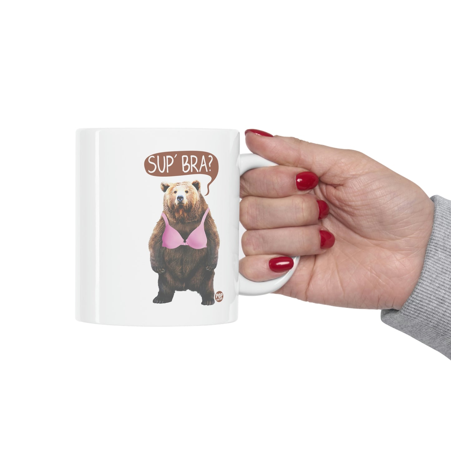 Sup Bra Bear Mug