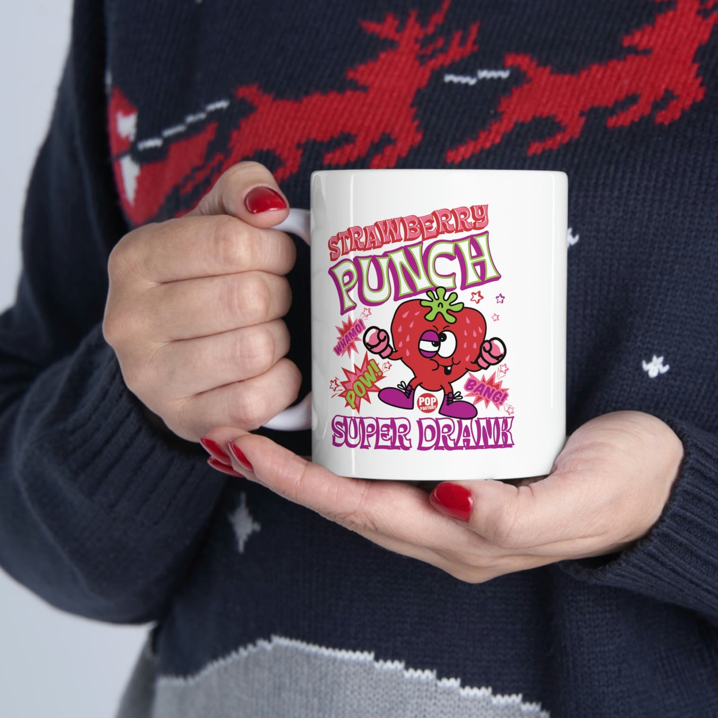 FUNSHINE-STRAWBERRY PUNCH SUPER DRANK COFFEE MUG