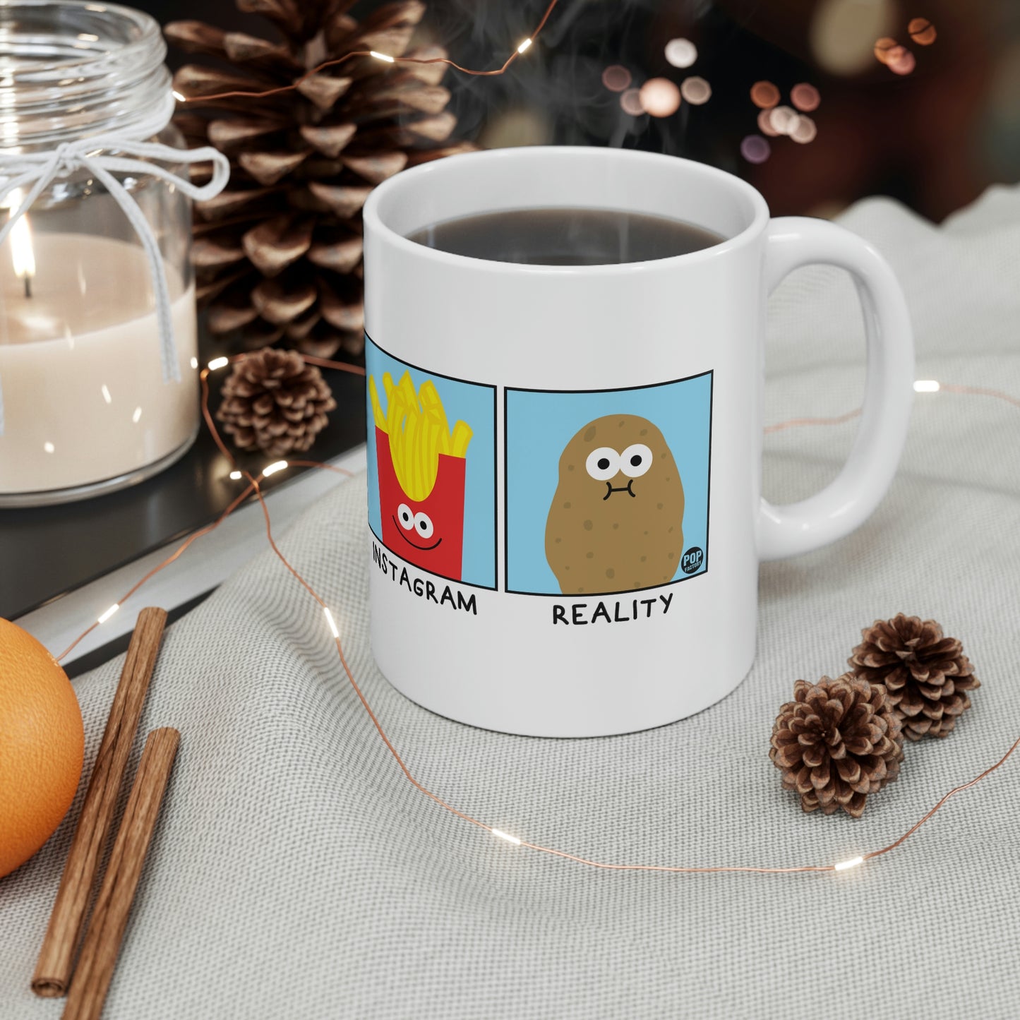 ONLINE REALITY POTATO COFFEE MUG