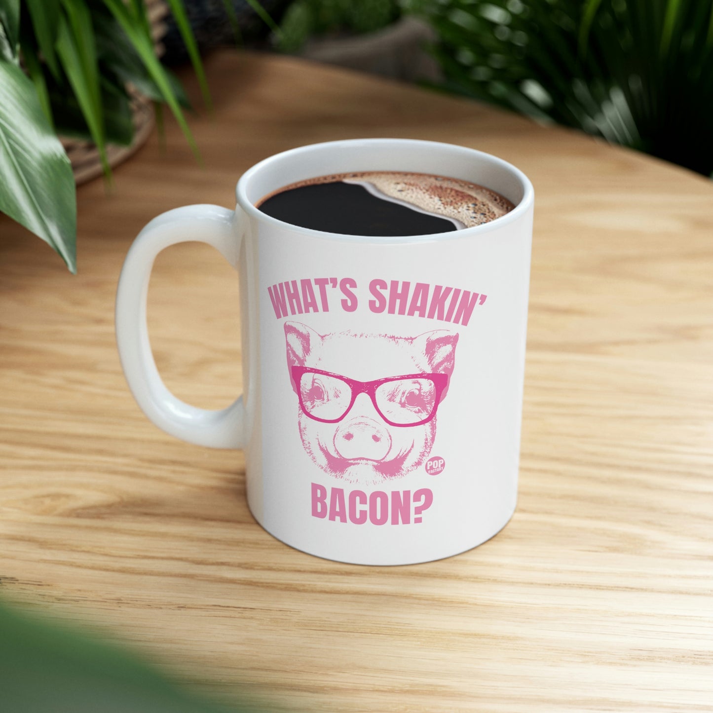 What's Shakin Bacon Pig Mug