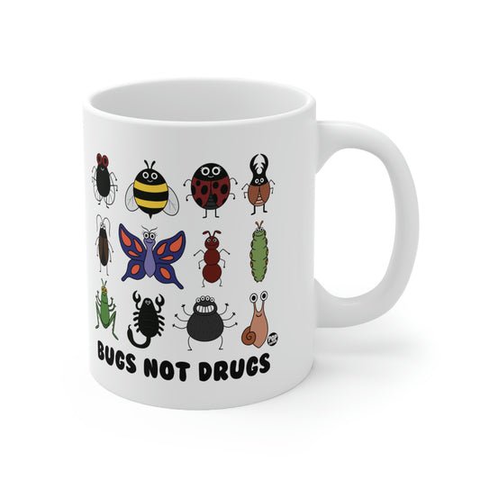 BUGS NOT DRUGS COFFEE MUG