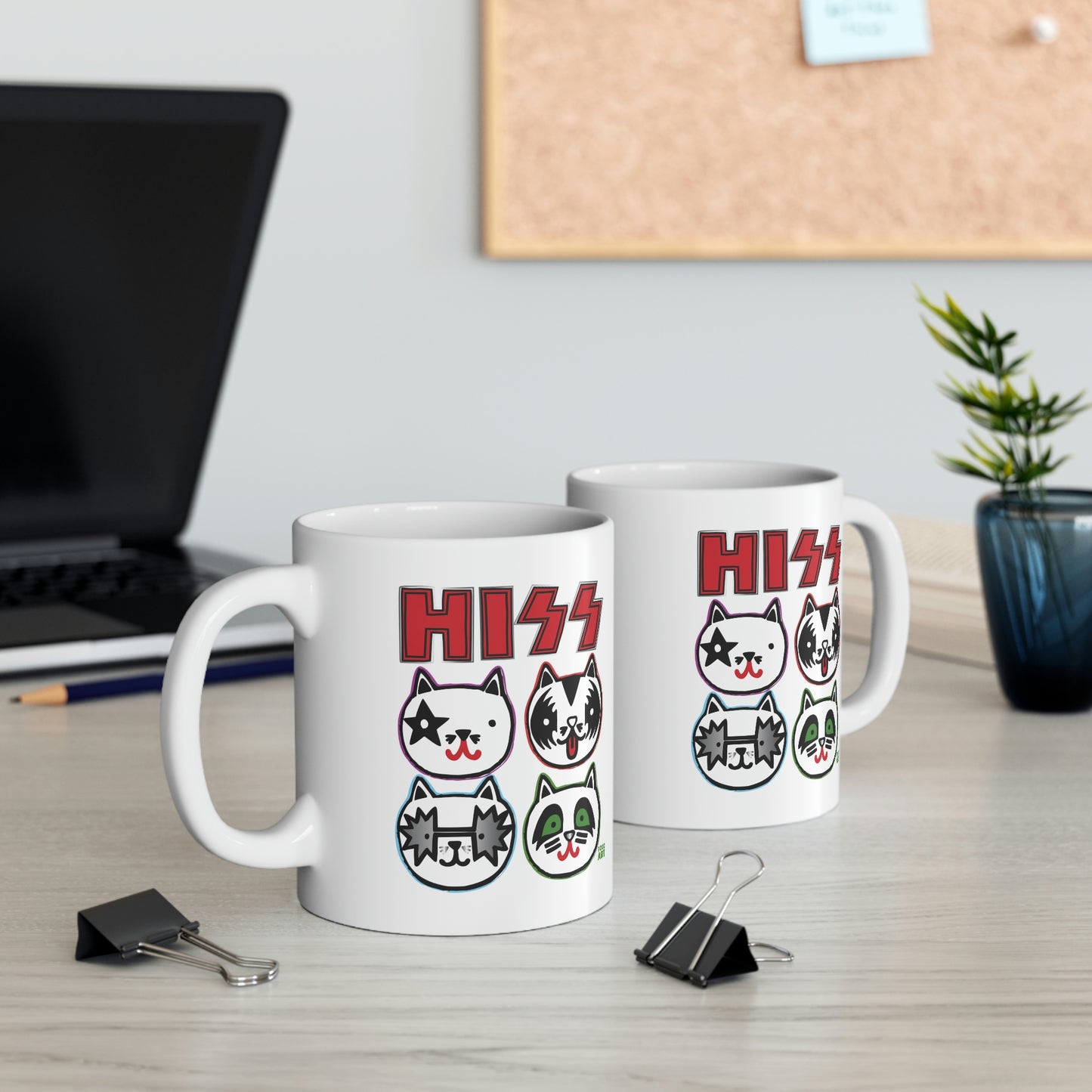 HISS KISS COFFEE MUG