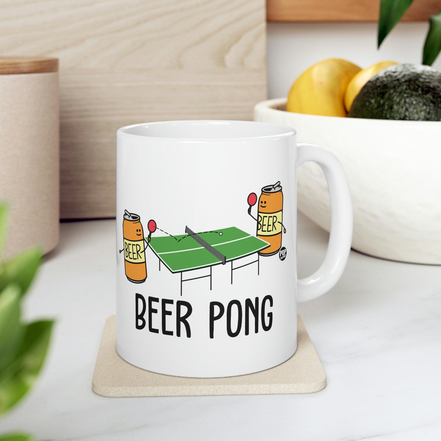 BEER PONG COFFEE MUG