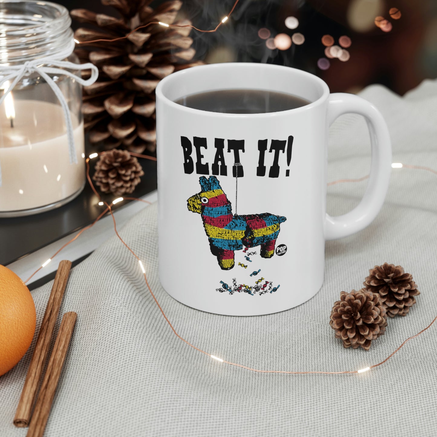 BEAT IT Piñata COFFEE MUG