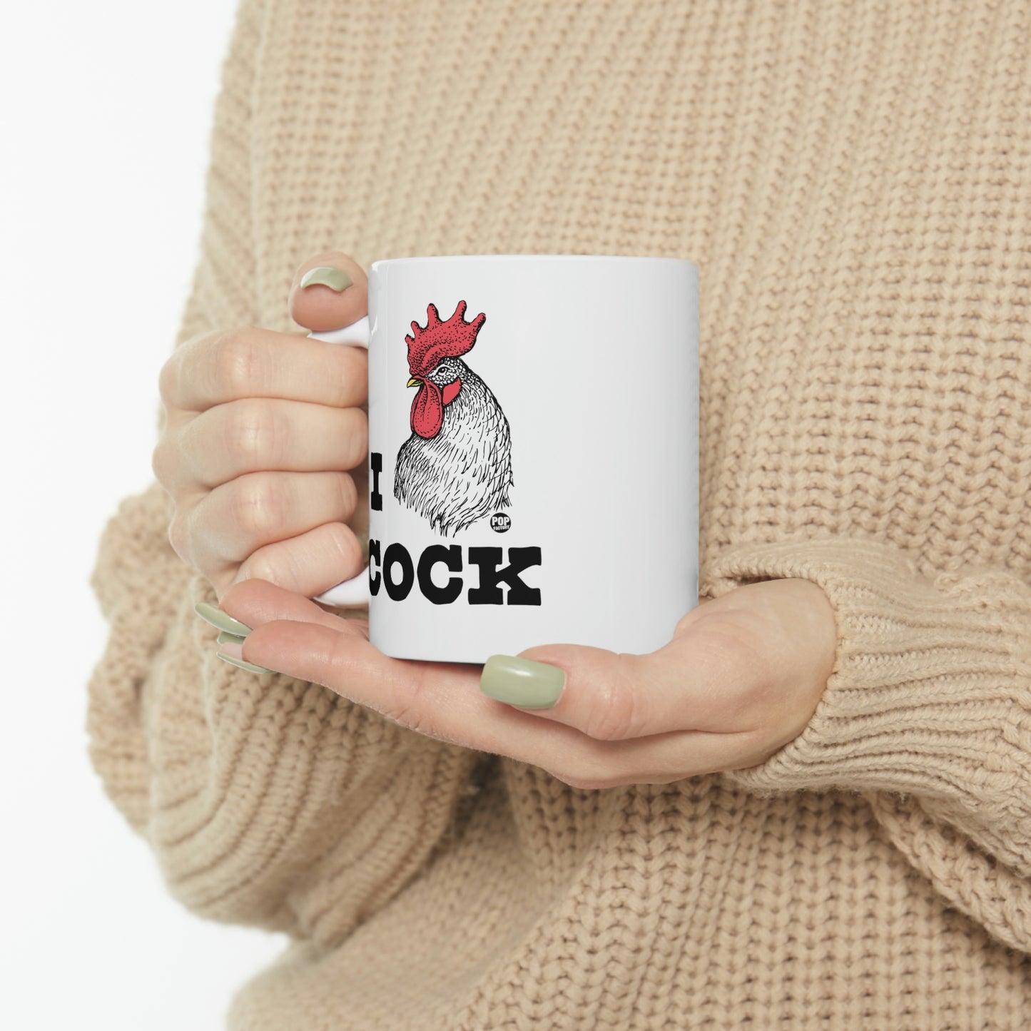 I LOVE COCK! ROOSTER COFFEE MUG