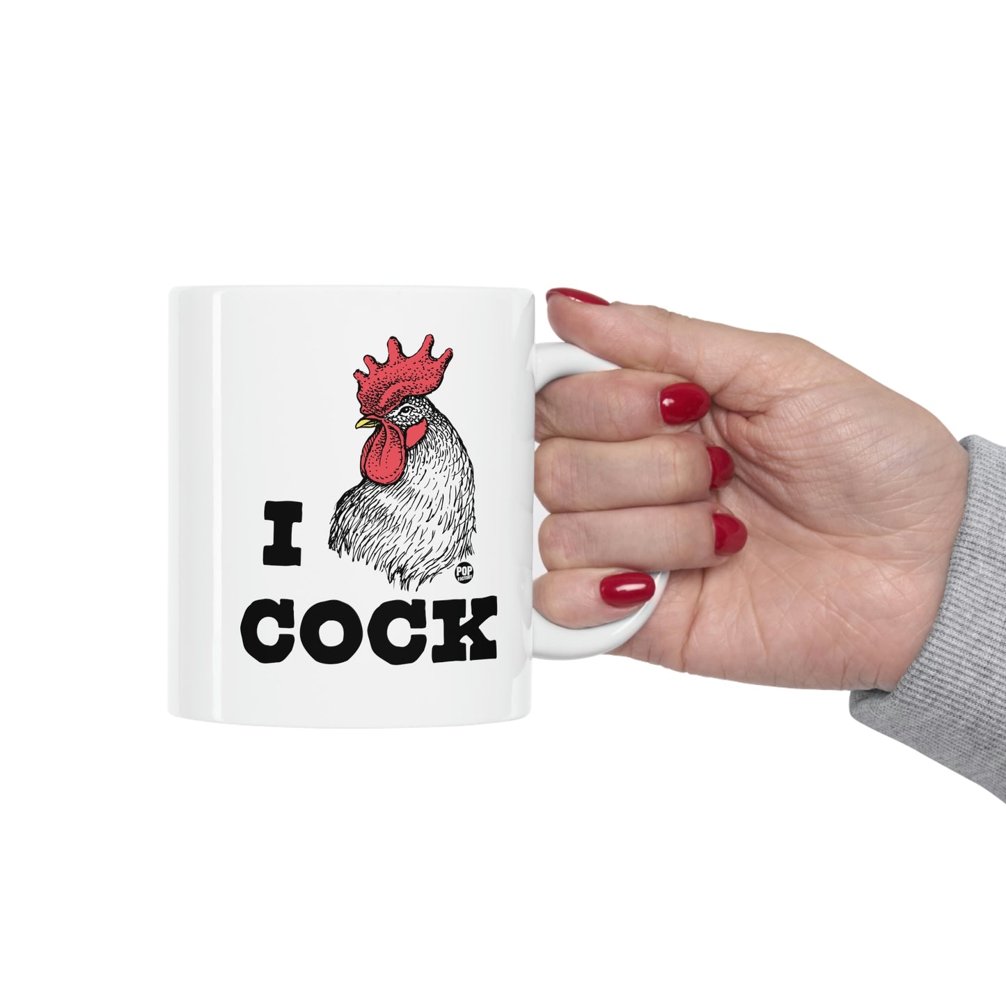 I LOVE COCK! ROOSTER COFFEE MUG