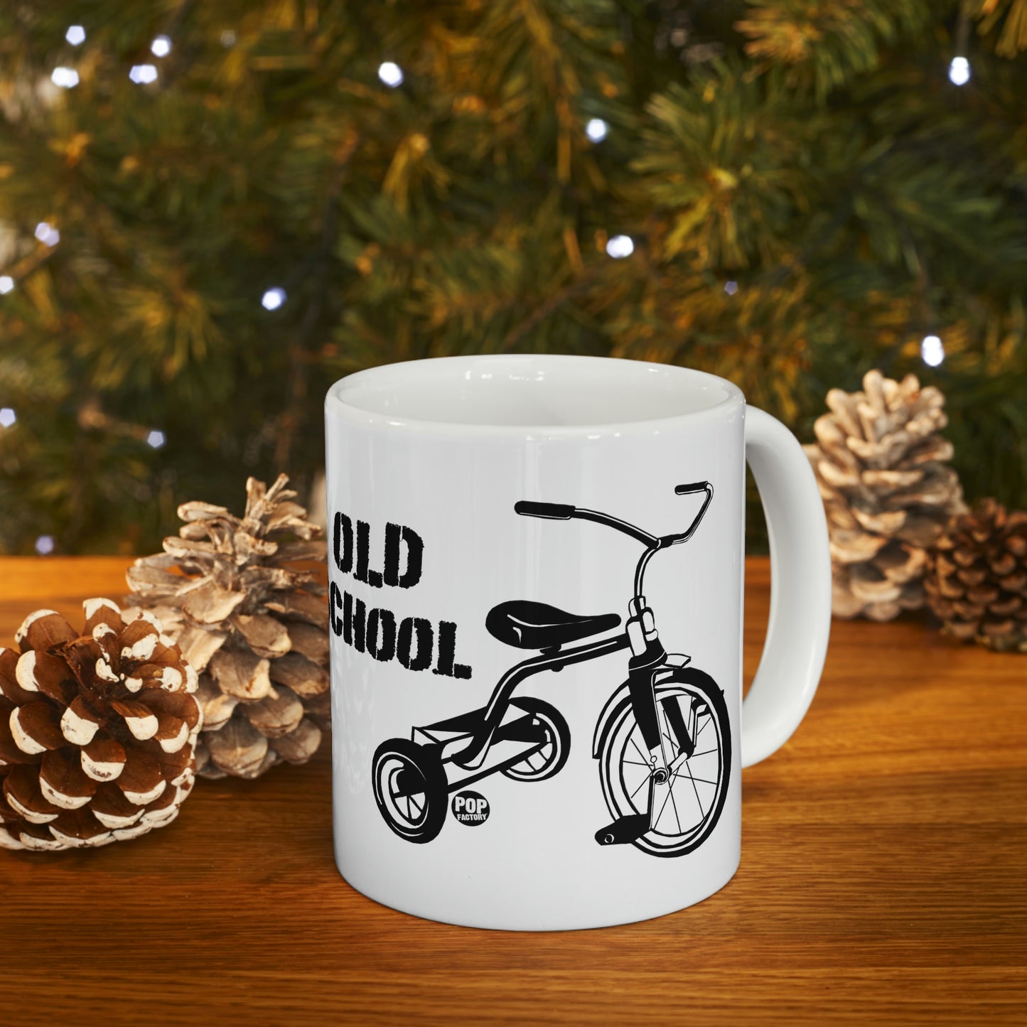 OLD SCHOOL BIKE COFFEE MUG