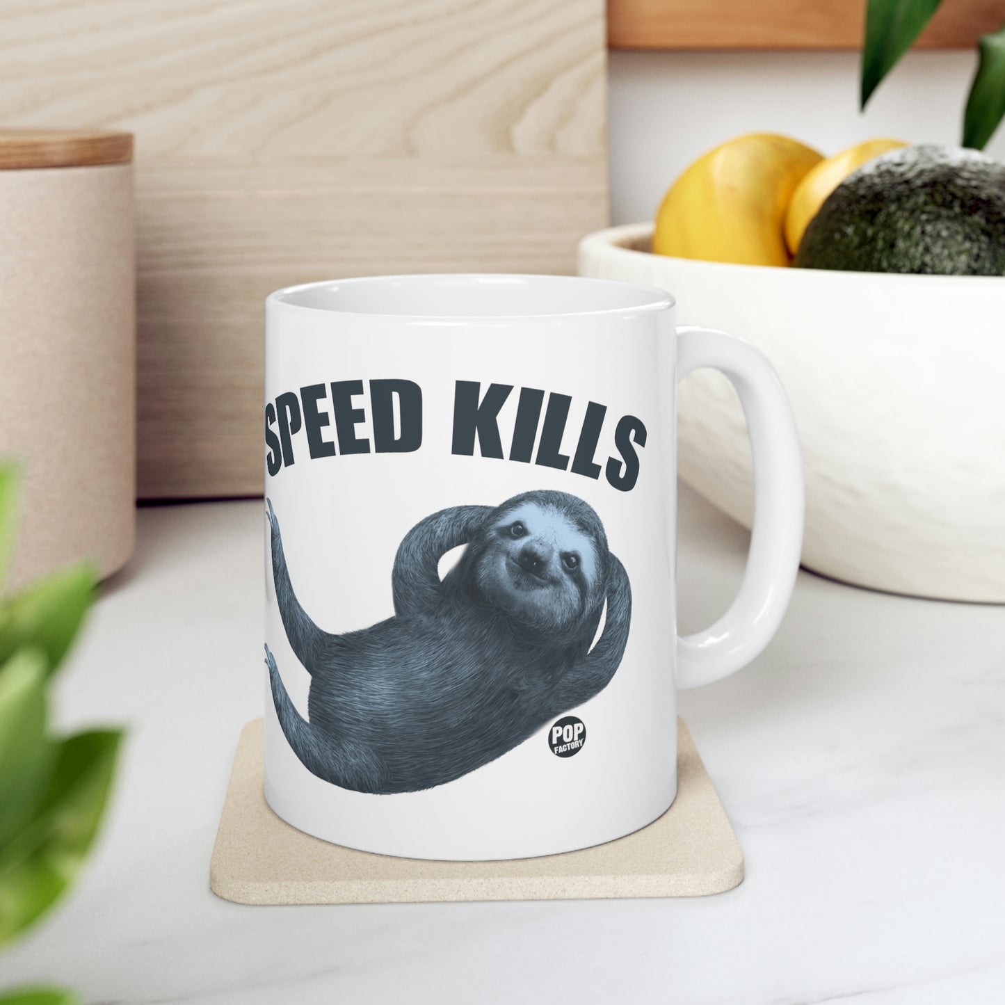 Speed Kills Sloth Mug