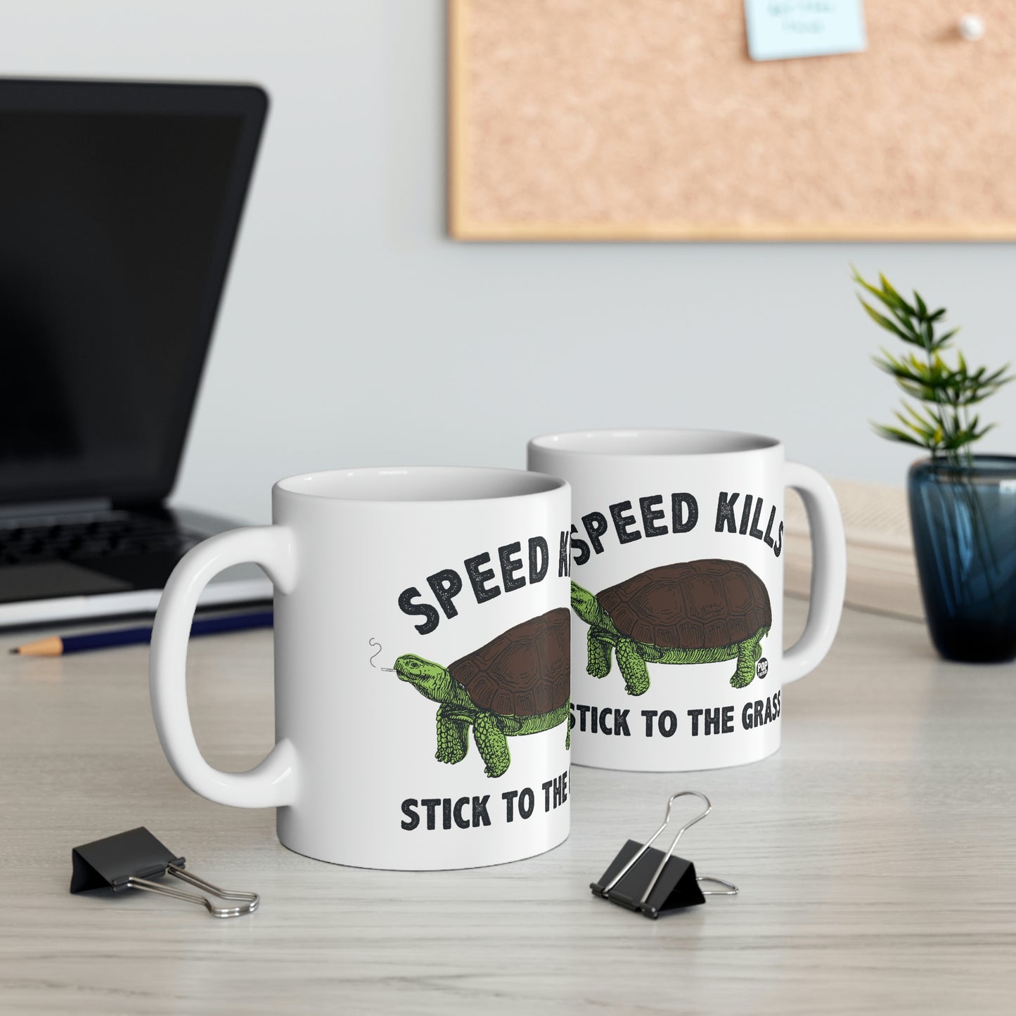 Speed Kills Grass Turtle Mug