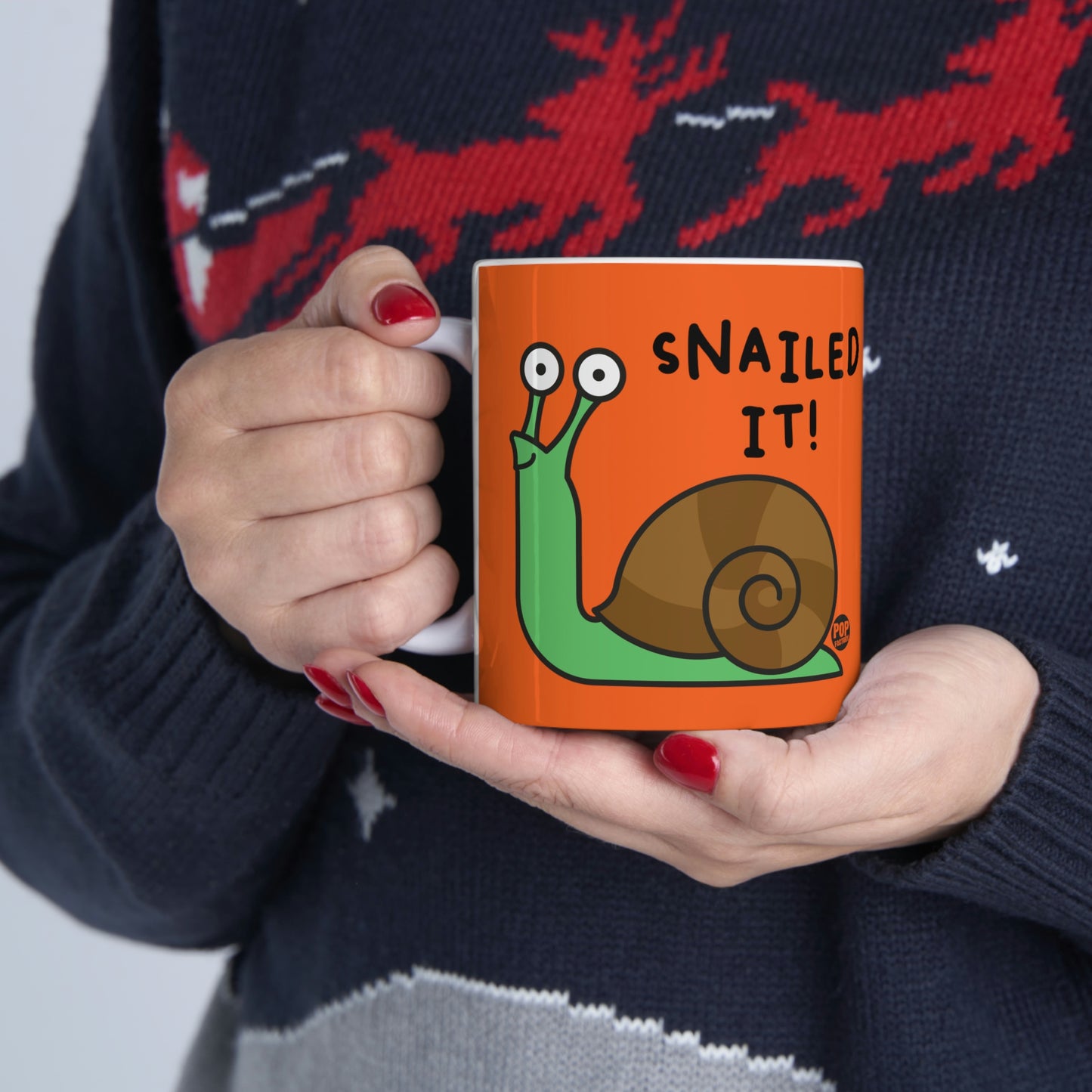 Snailed It Snail Mug