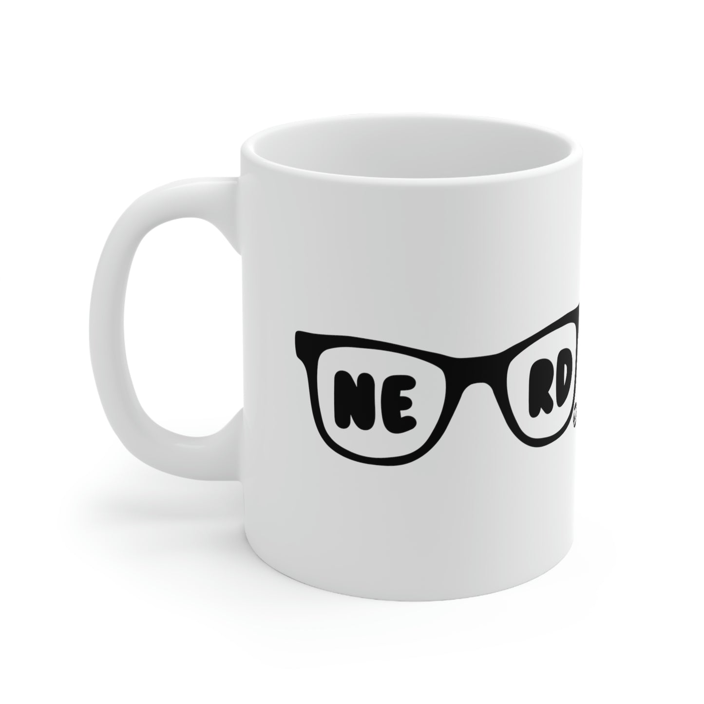 NERD GLASSES COFFEE MUG