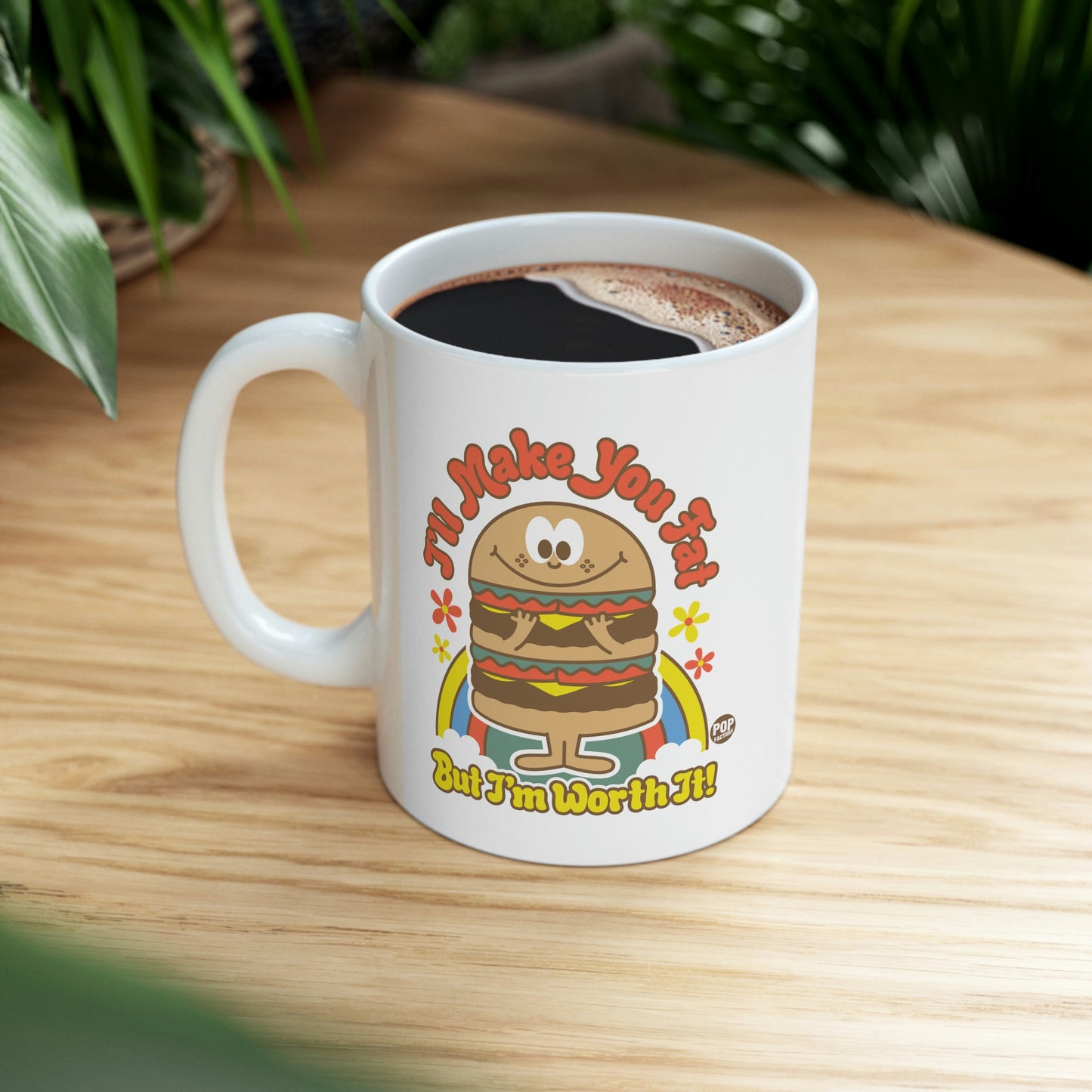 FUNSHINE-I'LL MAKE YOU FAT BURGER COFFEE MUG