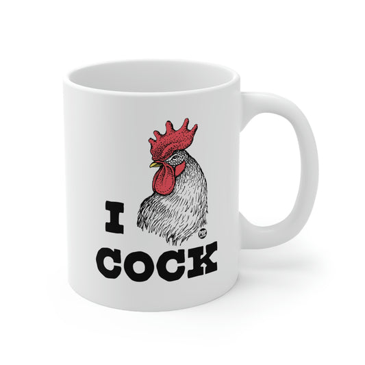 I LOVE COCK! ROOSTER COFFEE MUG